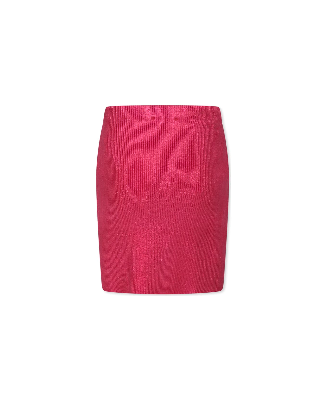 Diesel Fuchsia Skirt For Girl With Logo - Fuchsia