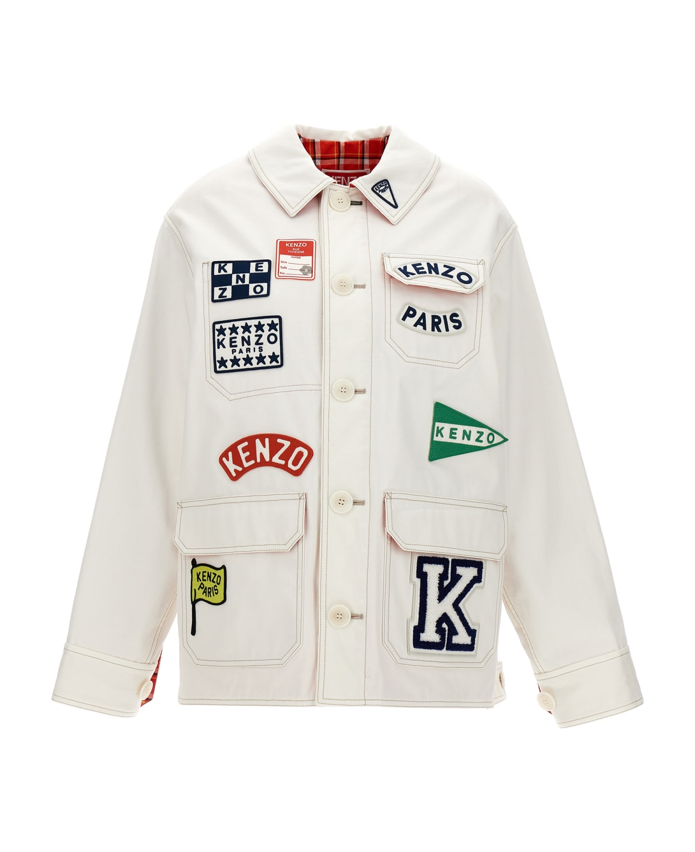 Kenzo 'workwear' Jacket - Blanc Casse