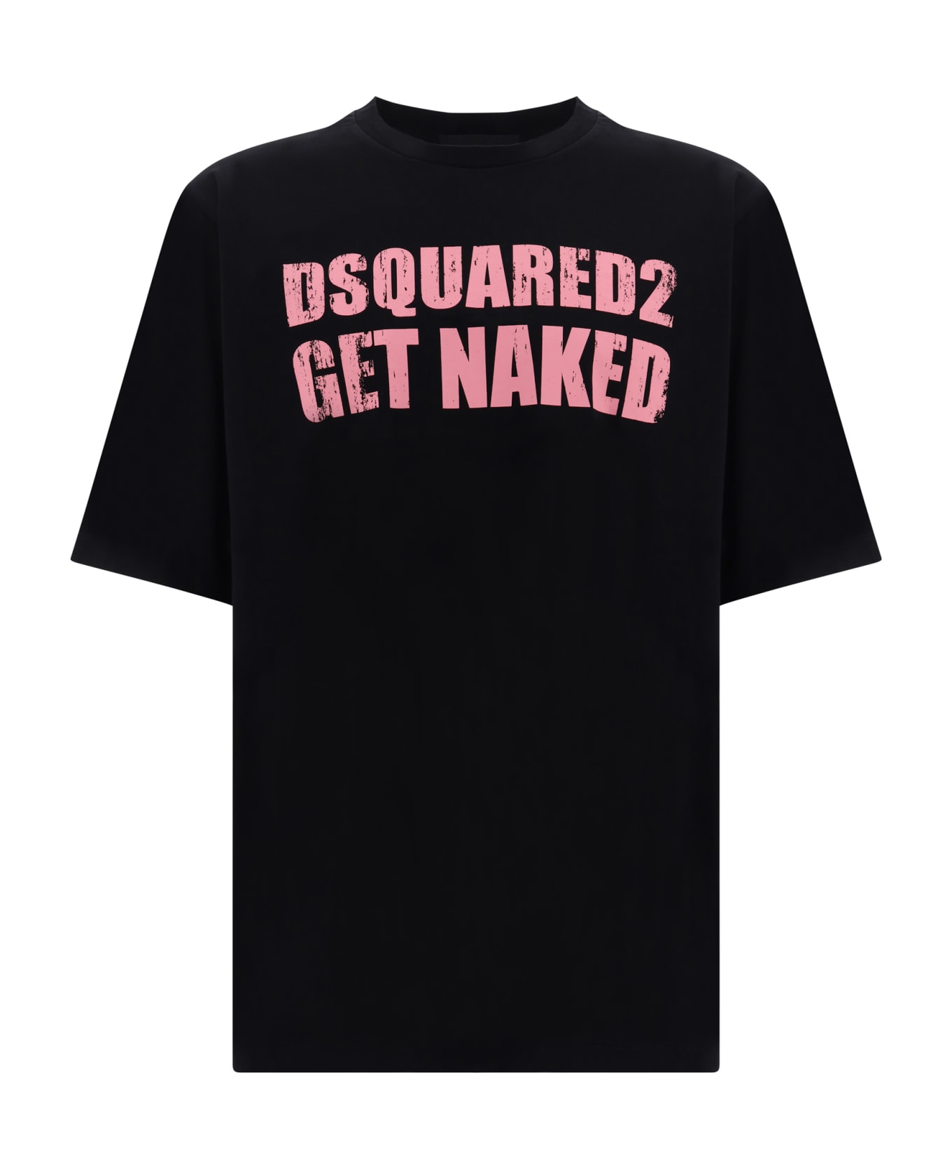 Dsquared2 Skater Fit Printed T-shirt - Black シャツ