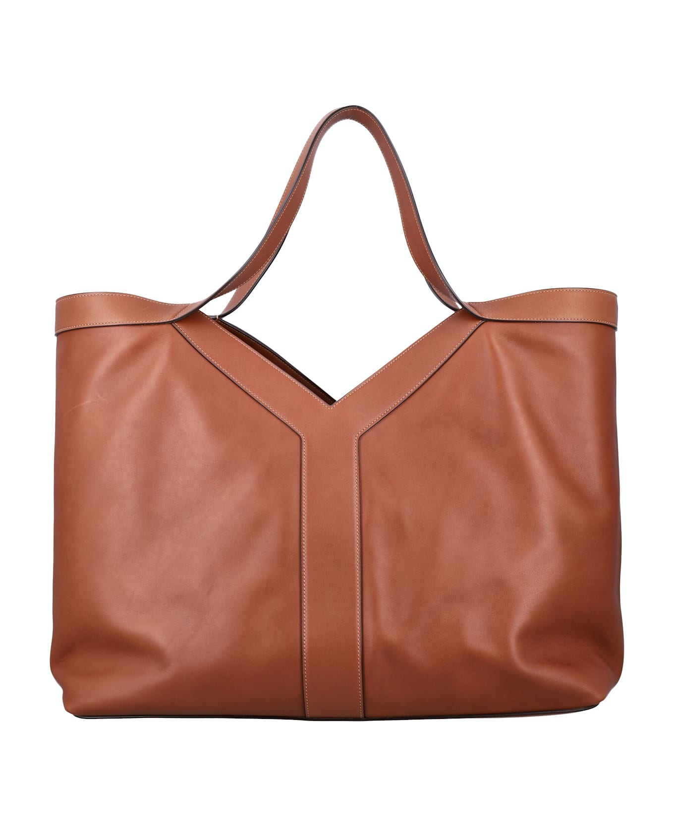 Saint Laurent Y Large Tote - BRICK