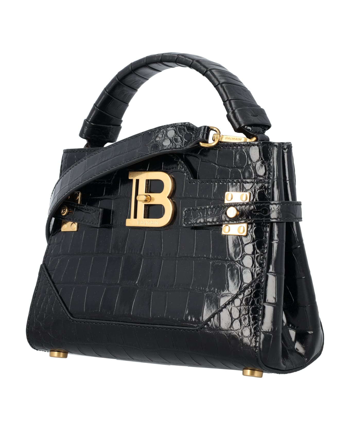 Balmain B-buzz 22 Hand Bag - BLACK