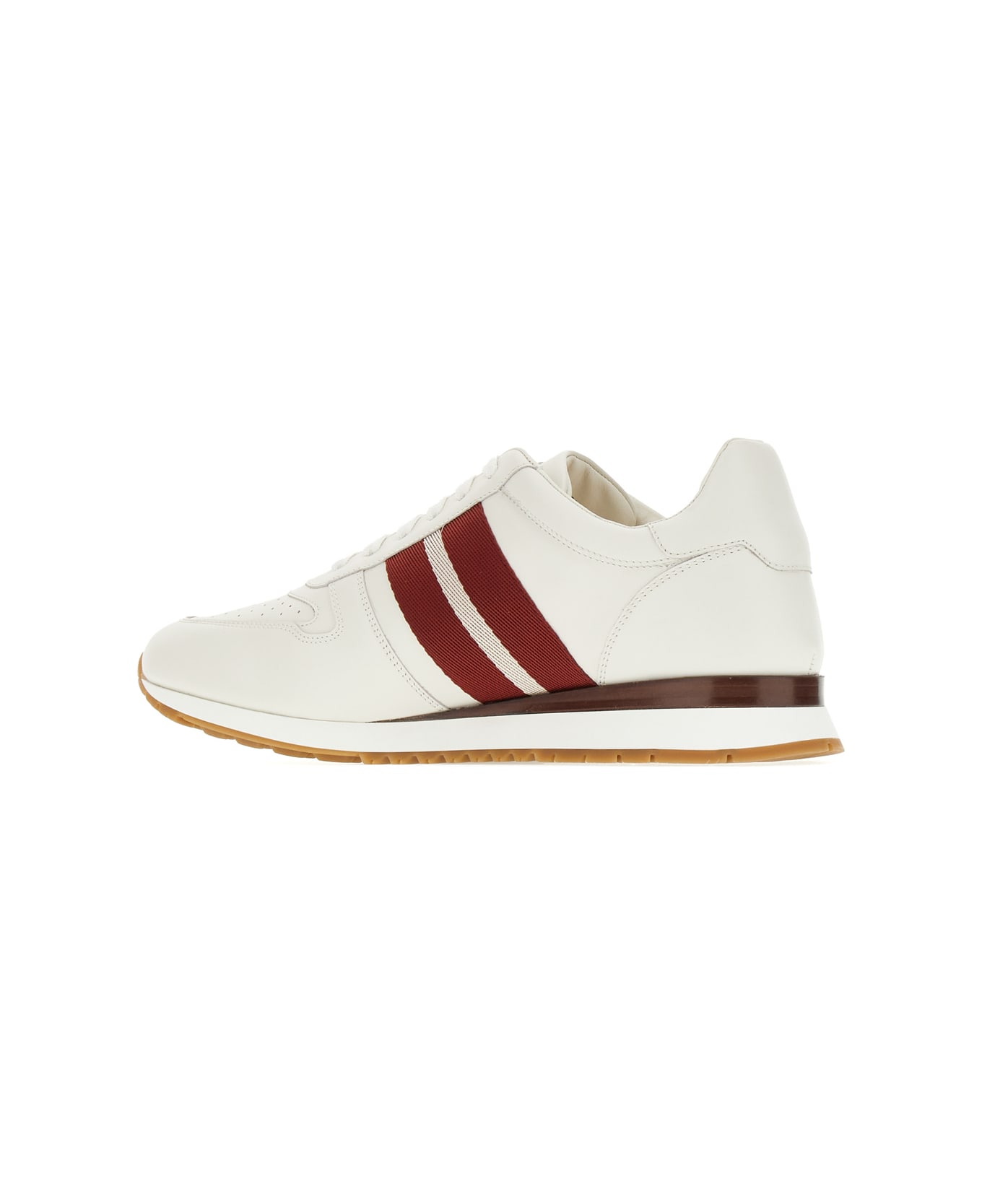 Bally White Leather Sneakers - F517