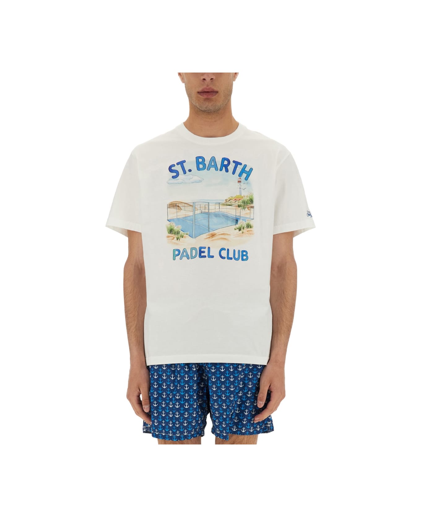 MC2 Saint Barth T-shirt With Print - MULTICOLOUR