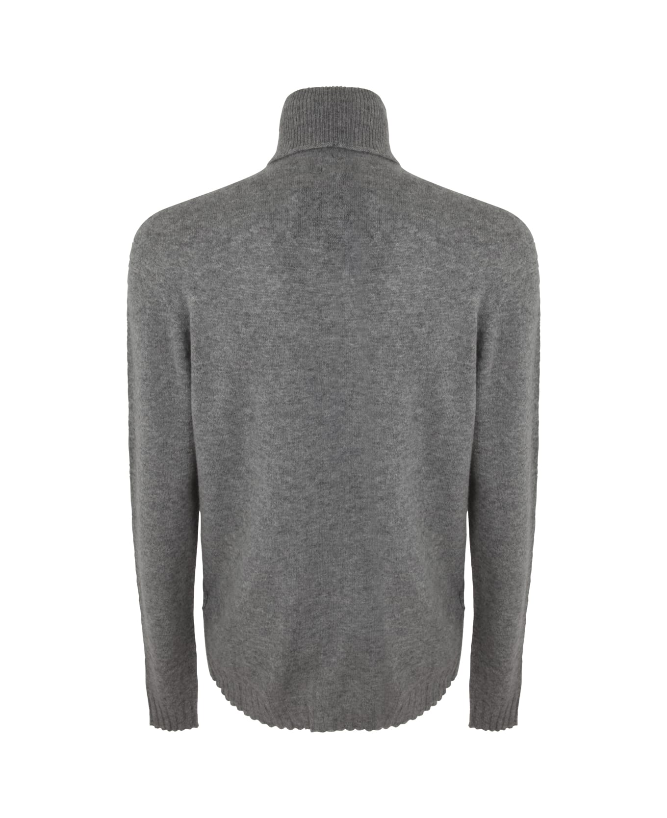 MD75 Cashmere Turtle Neck Sweater - Grey