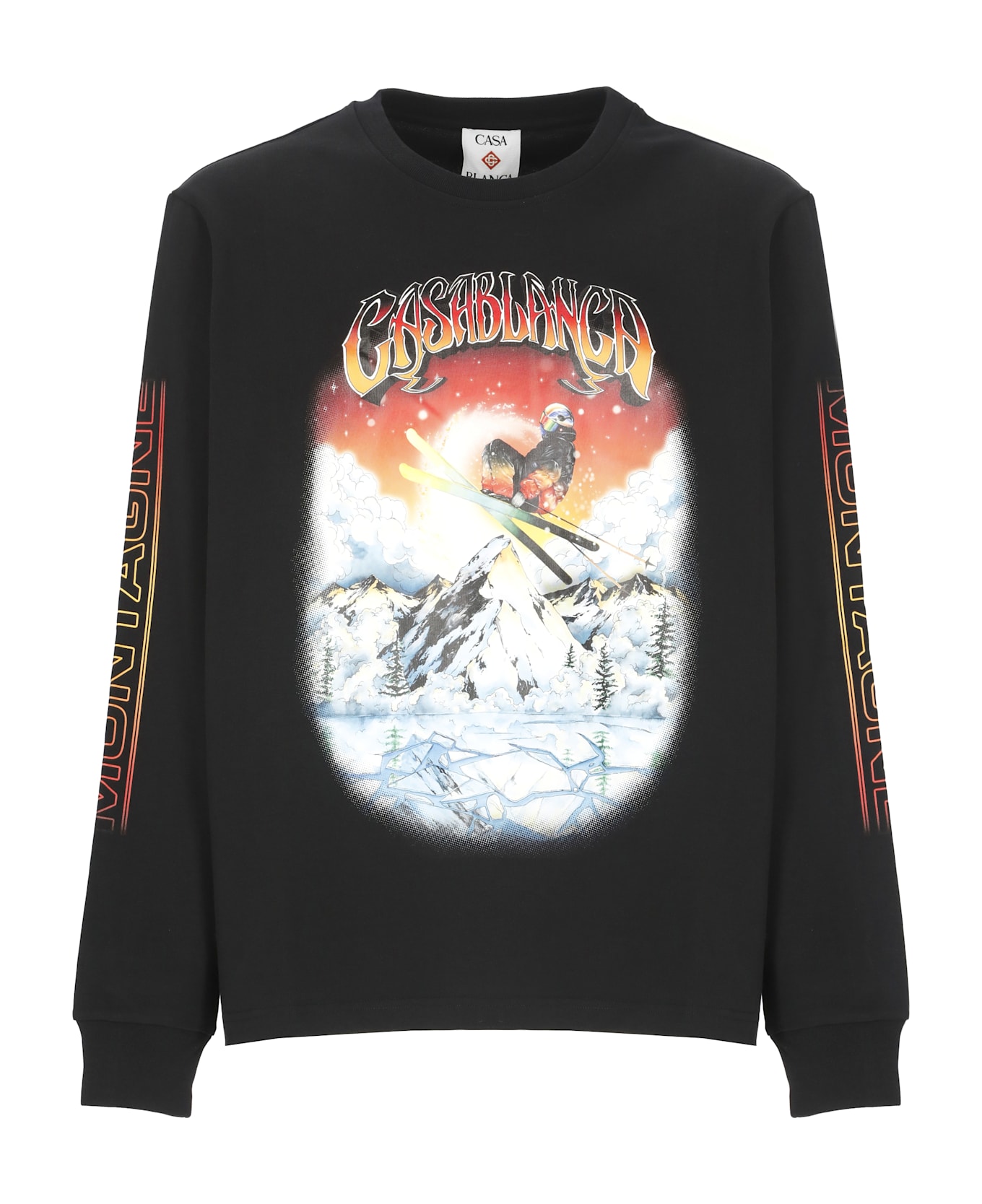 Casablanca Ski Club Sweatshirt - Black