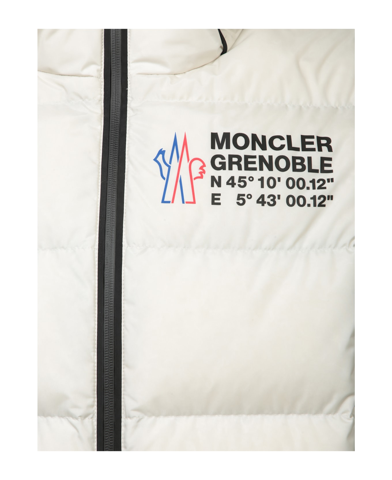 Moncler Grenoble White Isorno Ski Down Jacket - White