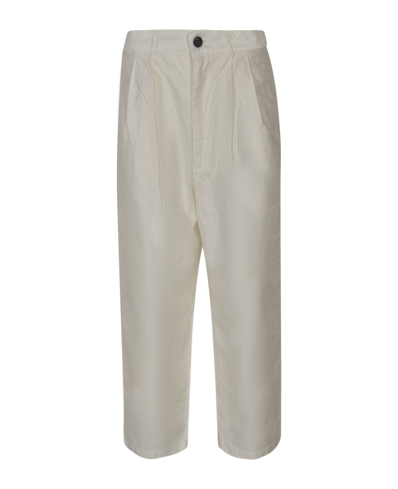 Mythinks Straight Buttoned Trousers - Ivory