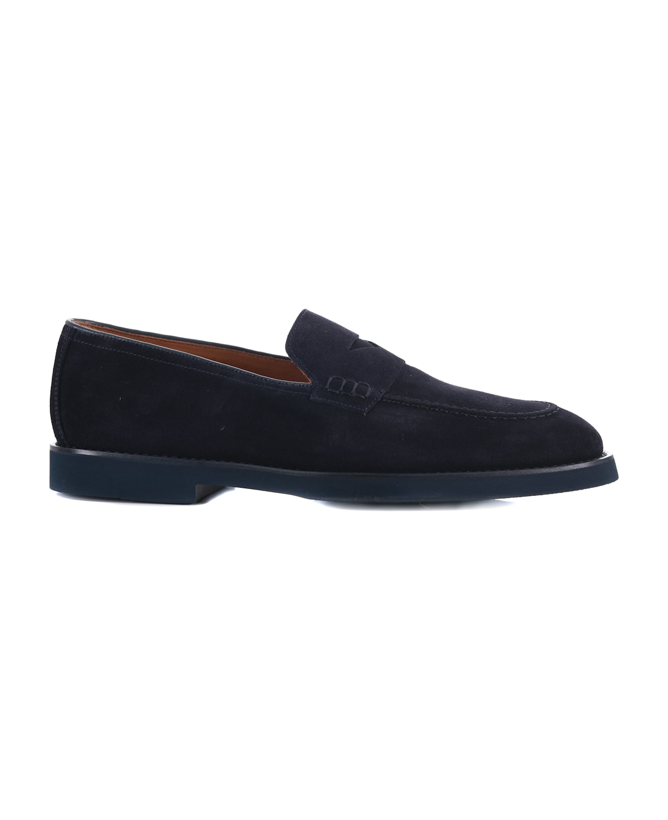 Doucal's Suede Moccasins - Blue