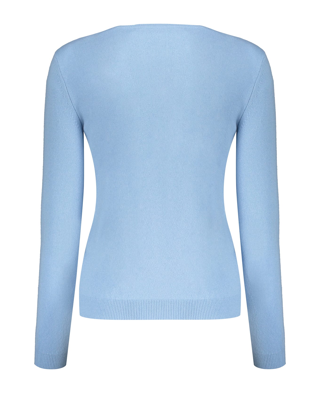 Valentino Long Sleeve Crew-neck Sweater - Light Blue