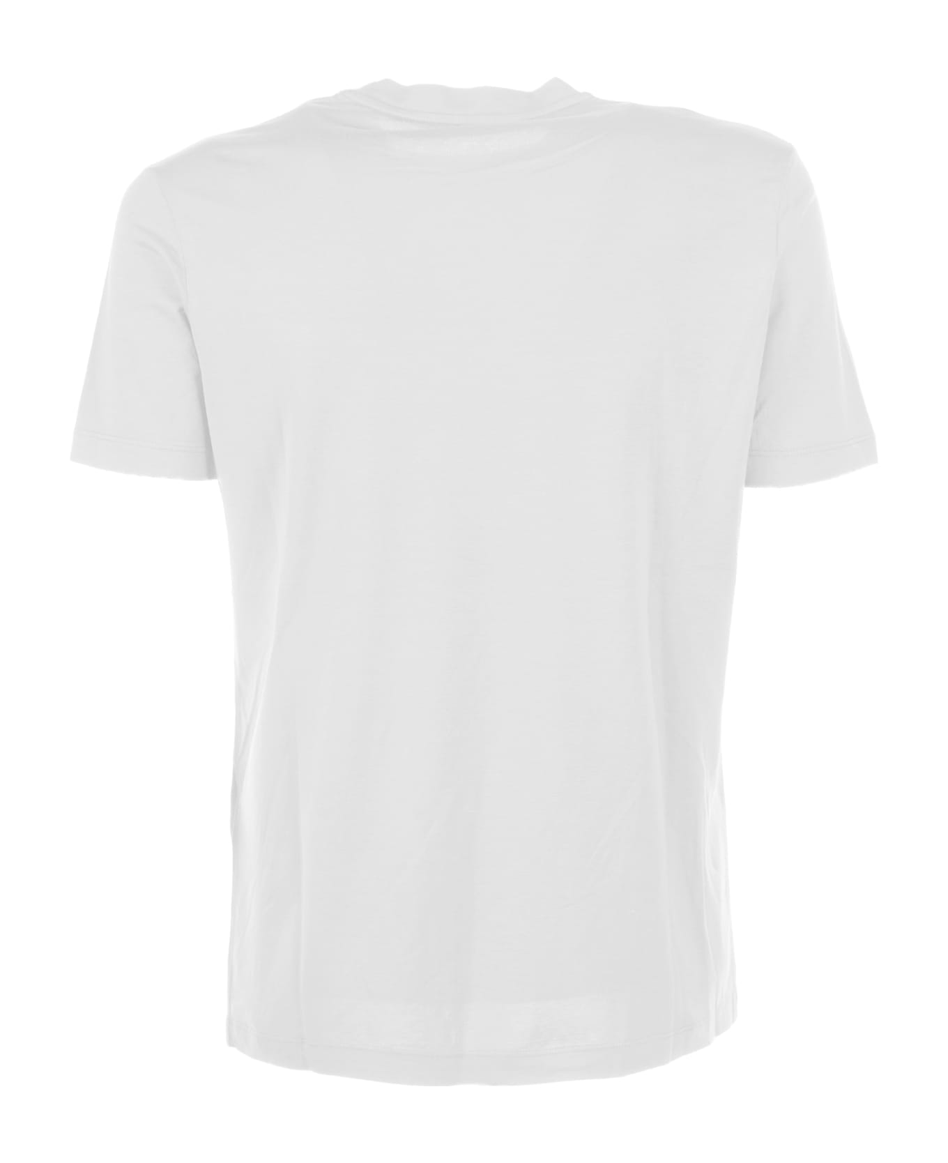 Altea White Cotton T-shirt - BIANCO OTTICO