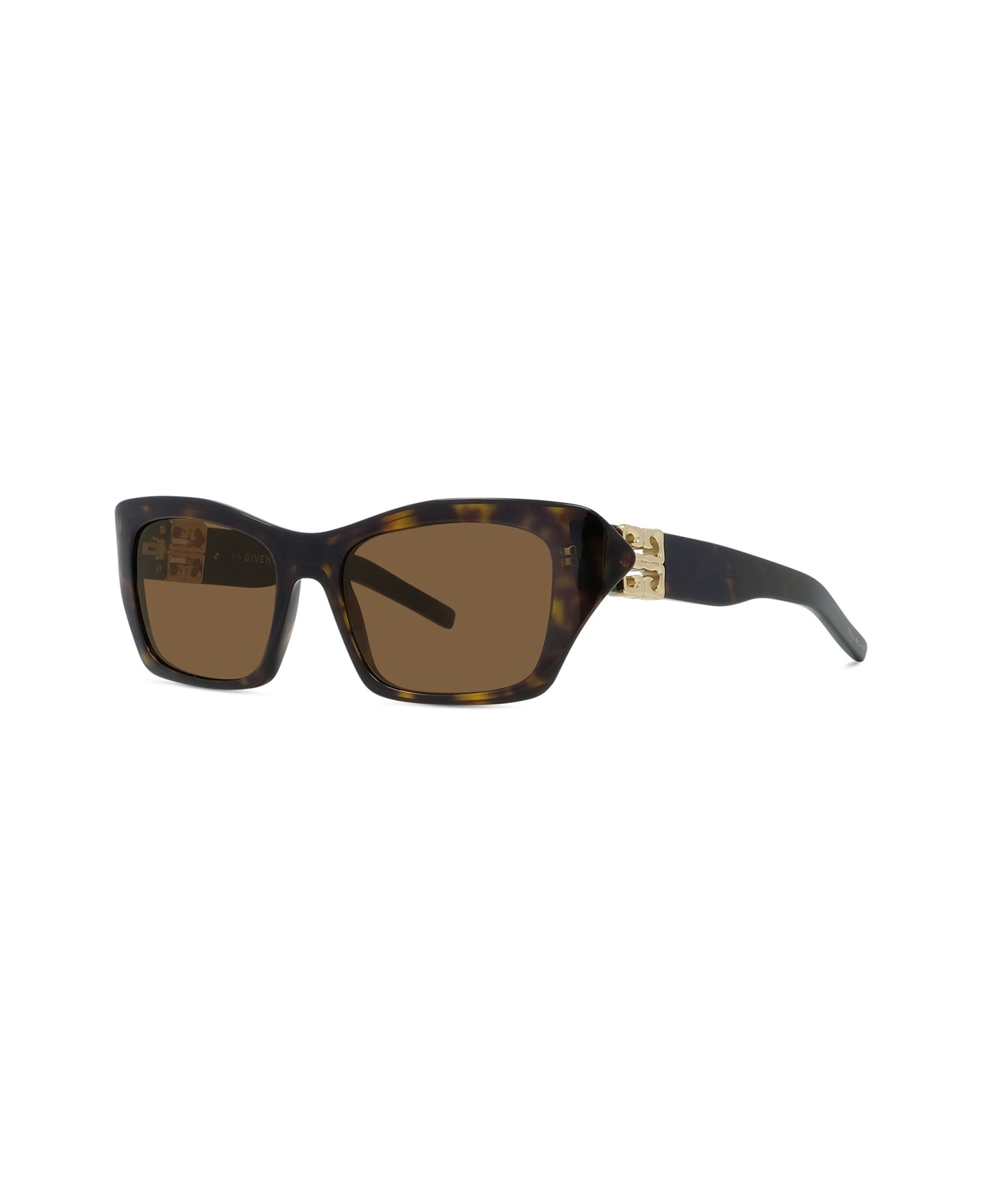Givenchy Eyewear Givenchy Gv40103i 4g Liquid 52e Havana Scura Lucida Sunglasses - Havana