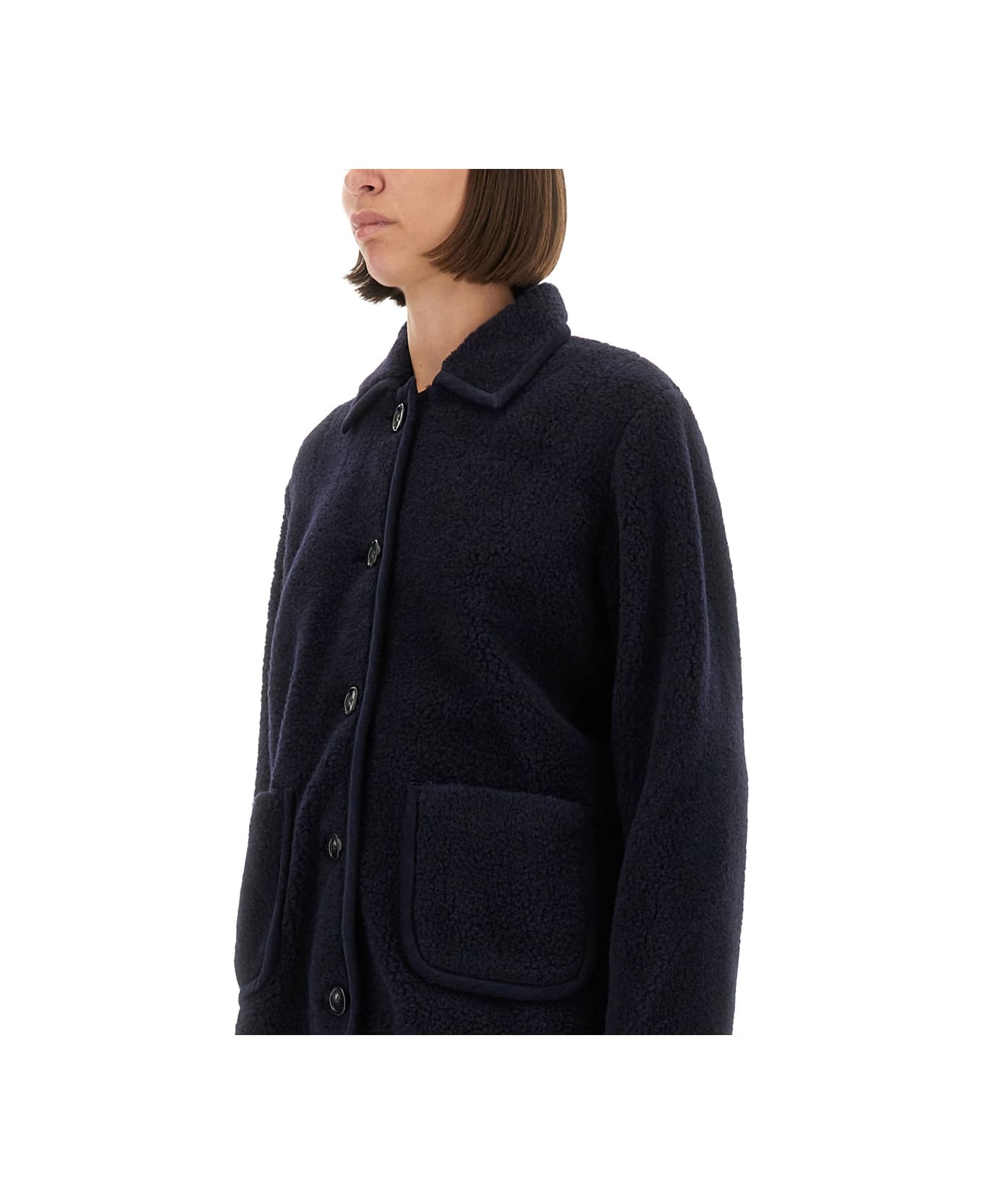 A.P.C. Blouson Jacket "estelle" - BLUE