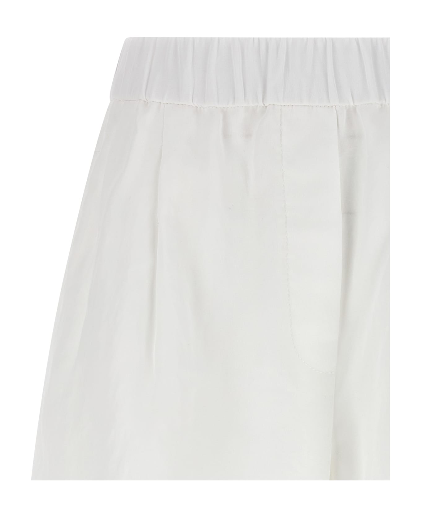 Brunello Cucinelli 
baggy
 Shorts - White