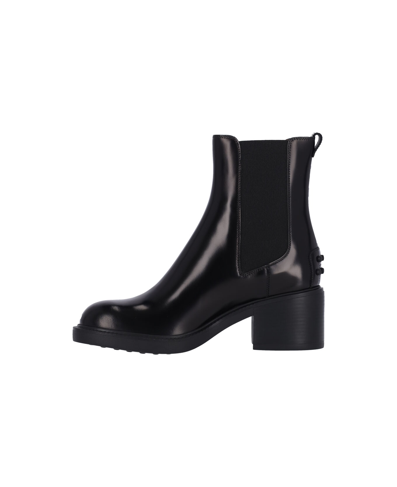 Tod
s 
block
 Chelsea Boots - BLACK