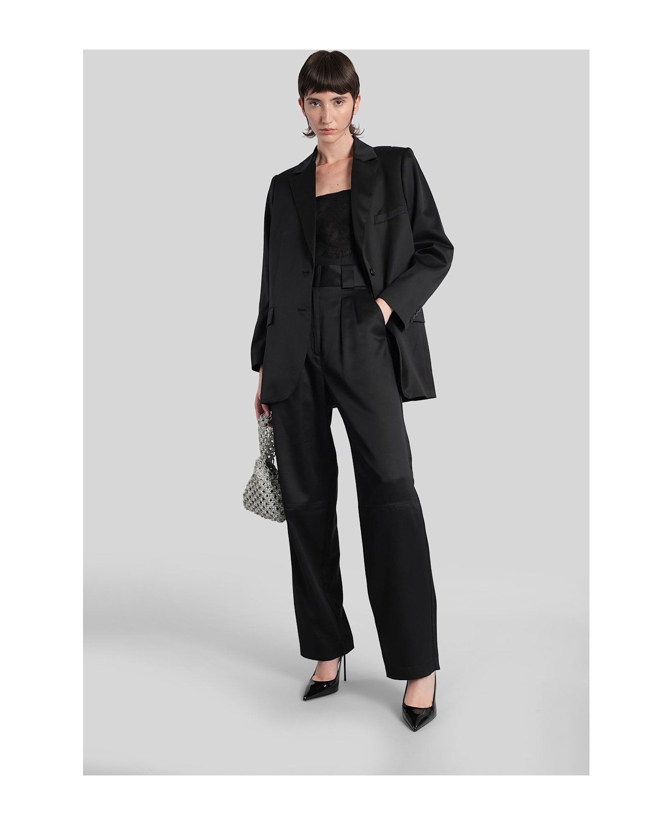 IRO Douny Blazer In Black Wool And Polyester - black