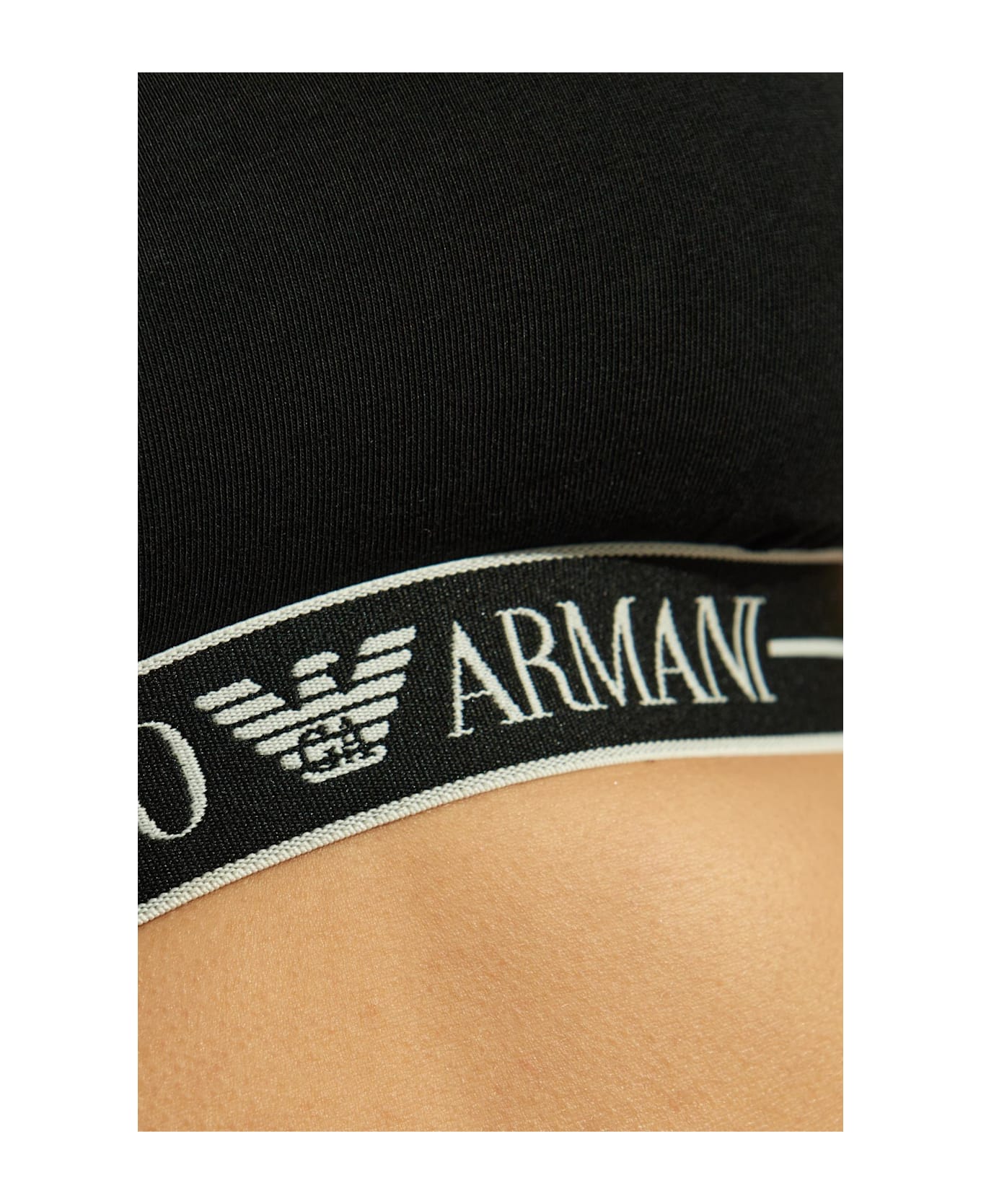 Emporio Armani Training Bra - Black