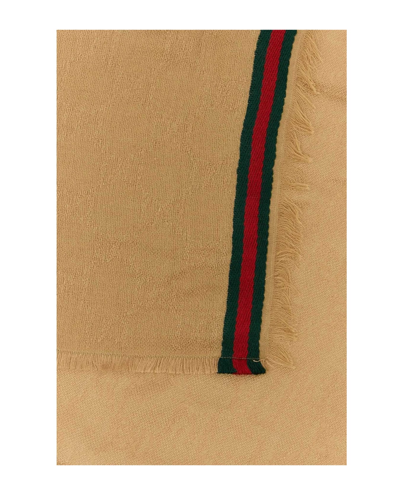Gucci Gg Web Trim Stole - OATMEALOATVRVGRW