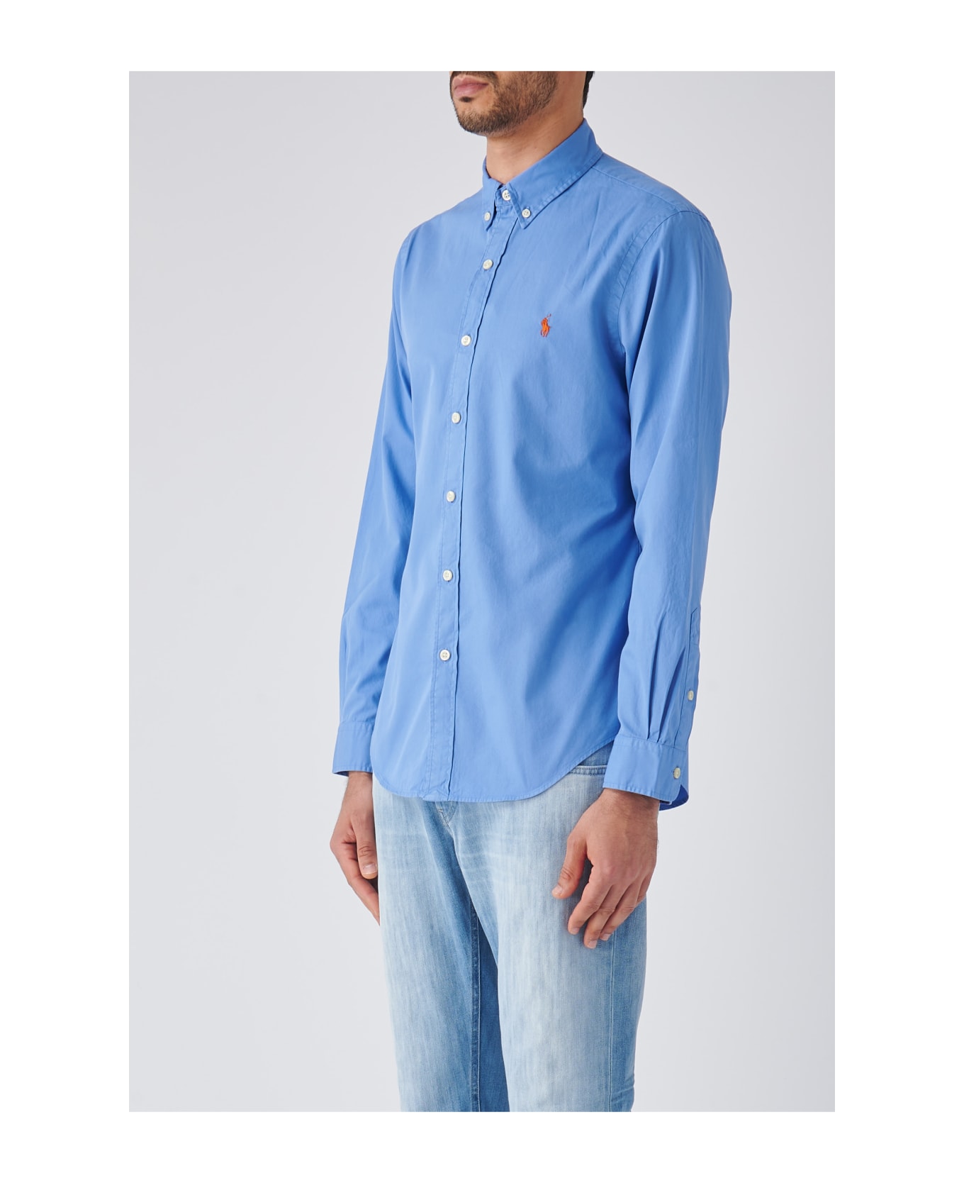 Polo Ralph Lauren Long Sleeve Sport Shirt Shirt - Blue シャツ