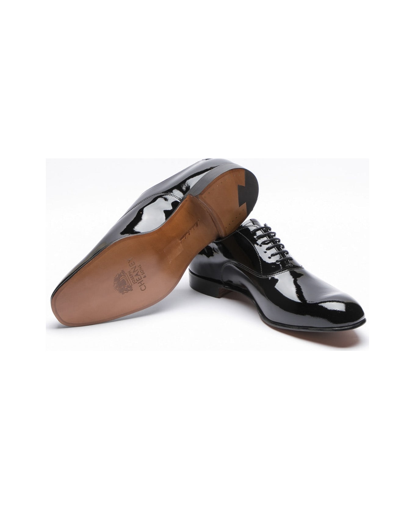 Cheaney Black Patent Shoe - Nero