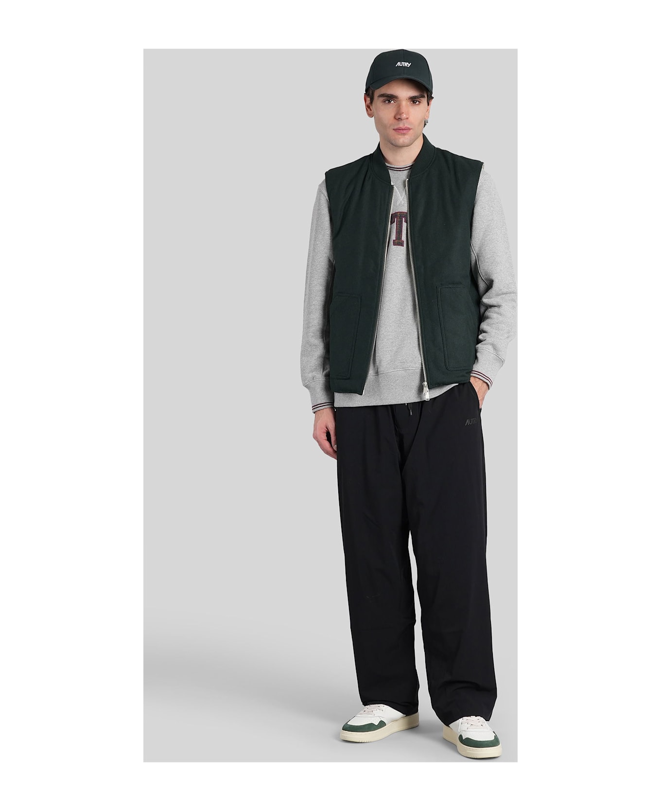 Autry Vest In Green Cotton - green