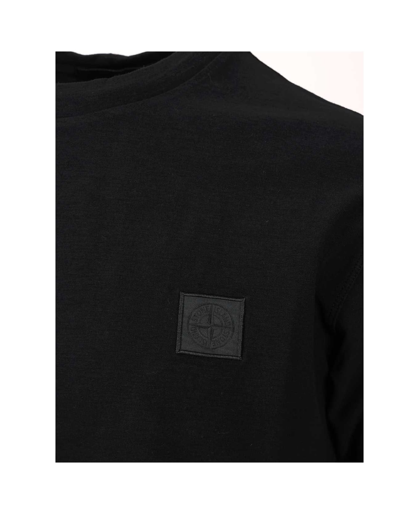 Stone Island Cotton Jersey T-shirt - BLUE