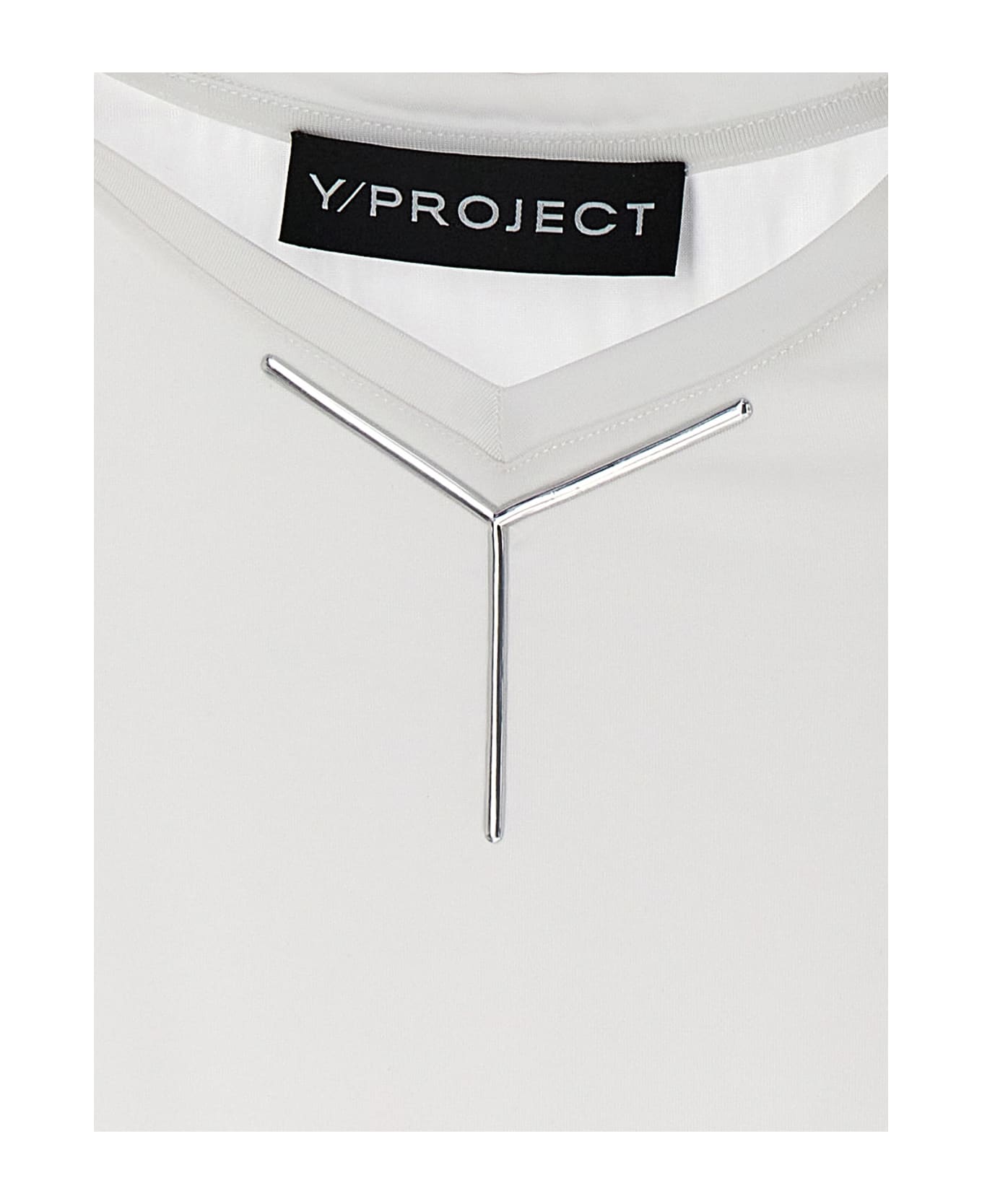 Y/Project 'y Baby Tee' T-shirt - White