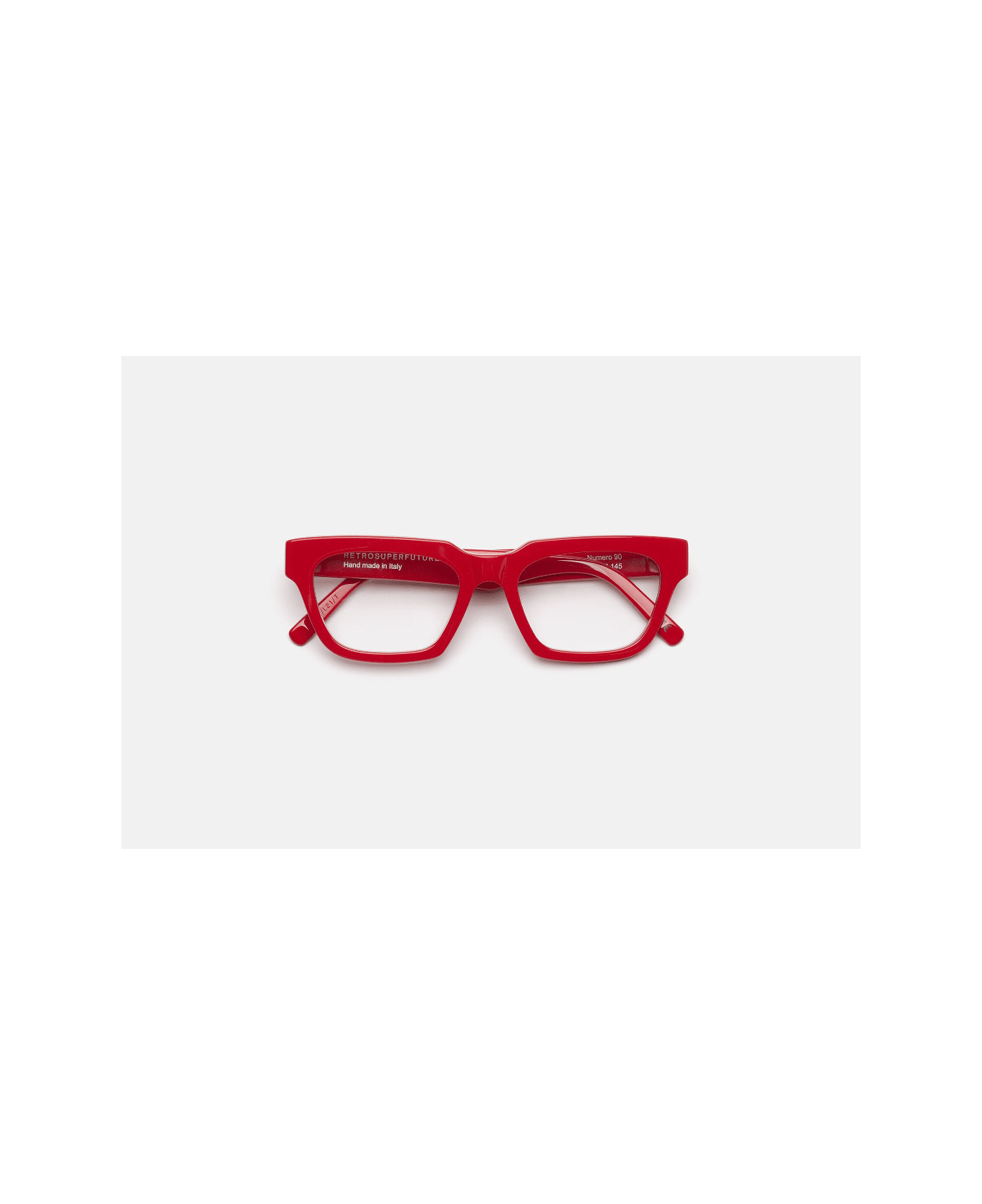RETROSUPERFUTURE numero 90 VE6 Glasses - Rosso アイウェア