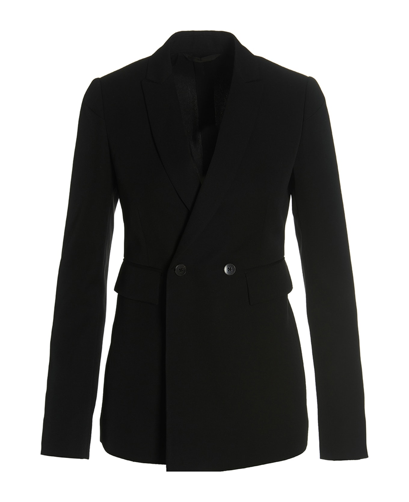 Sapio Double Vintage Blazer Jacket - Black  