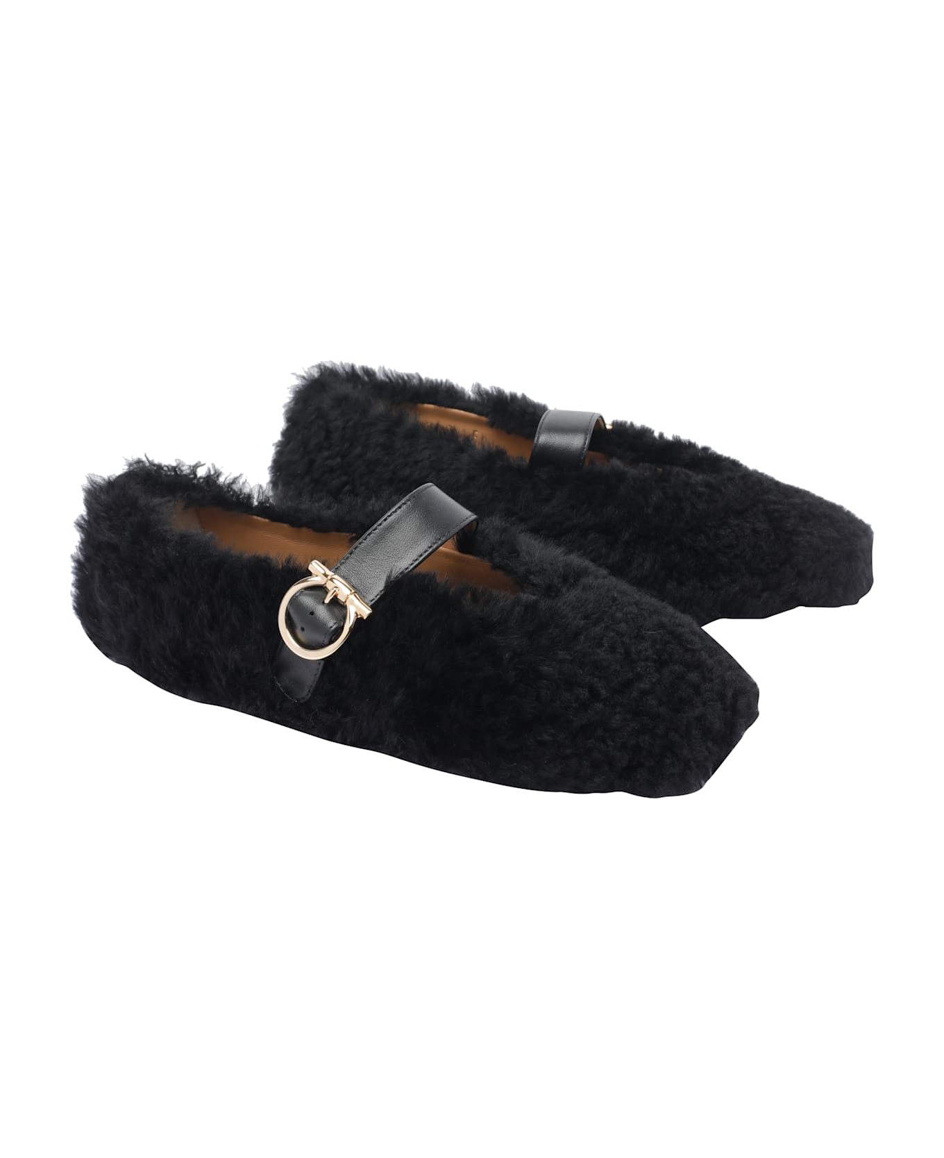 Ferragamo Teddy Ballets - Black