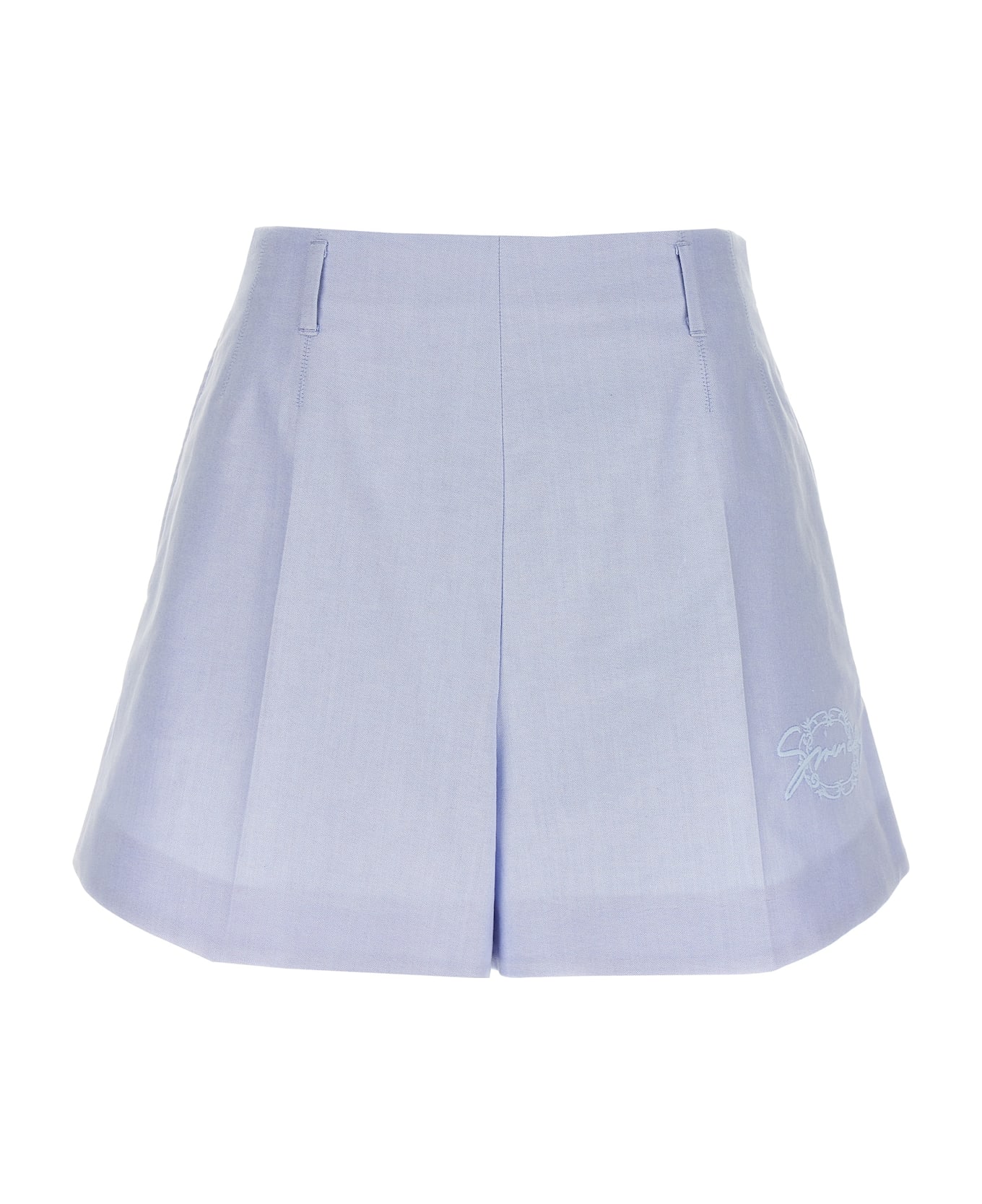 Givenchy Embroidery Shorts - Light Blue