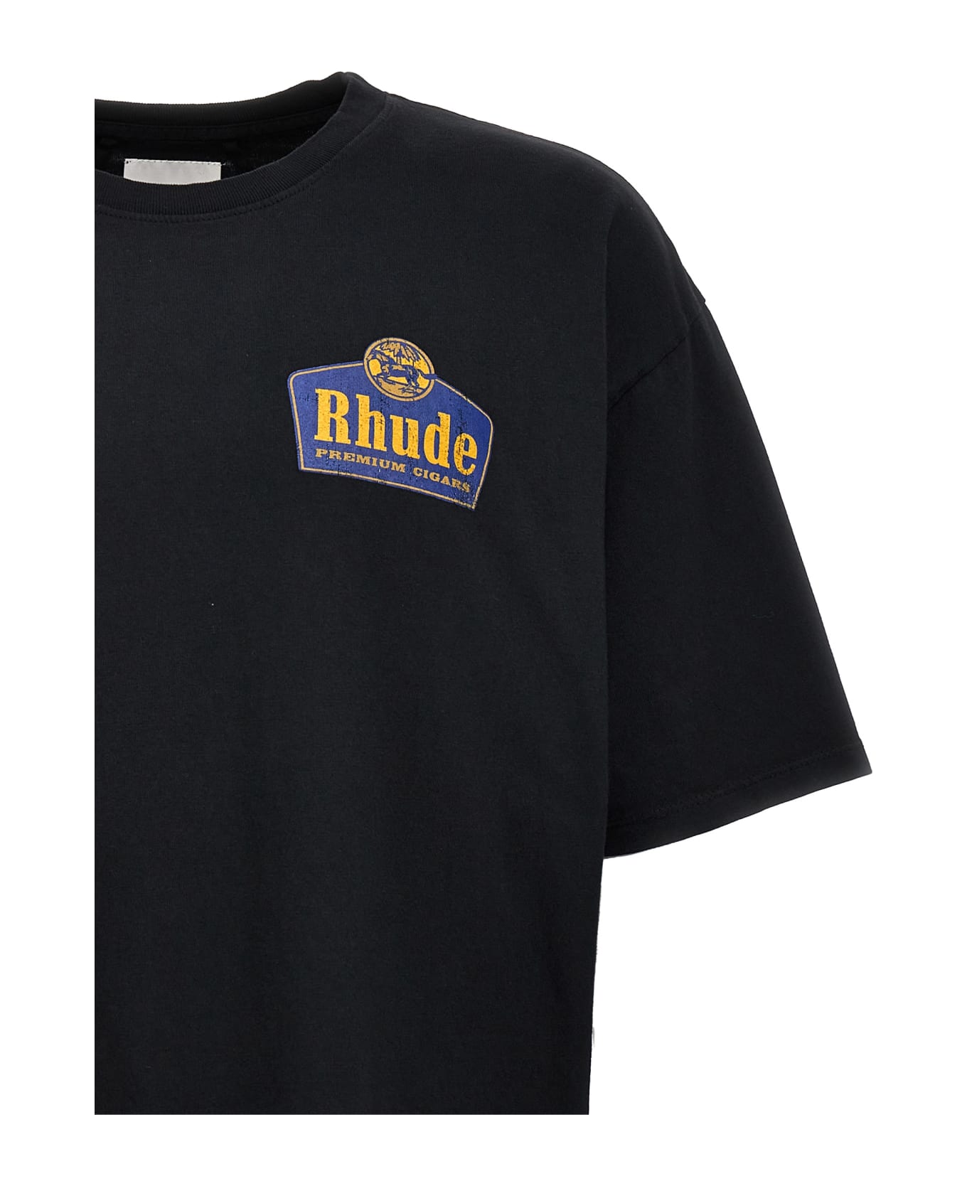 Rhude 'grand Cru' T-shirt - Nero lavato