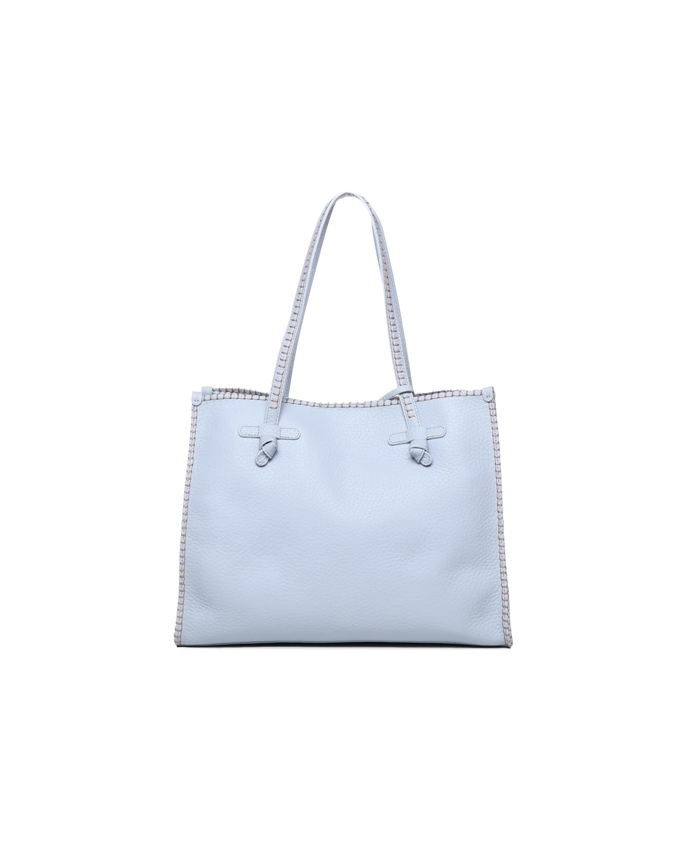 Gianni Chiarini Marcella Shopping Bag In Leather - Light blue