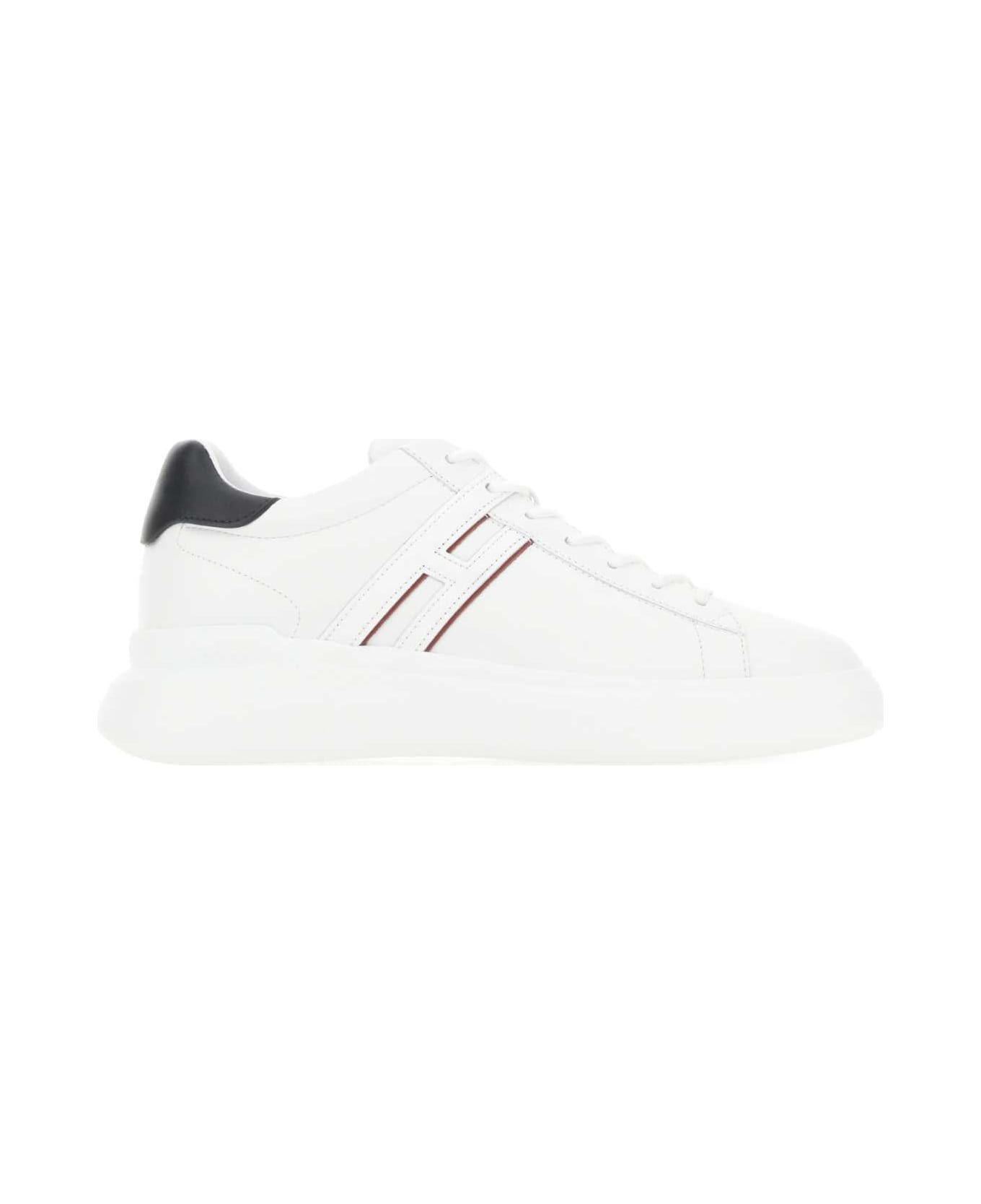 Hogan White Leather H580 Sneakers - 14ZZ