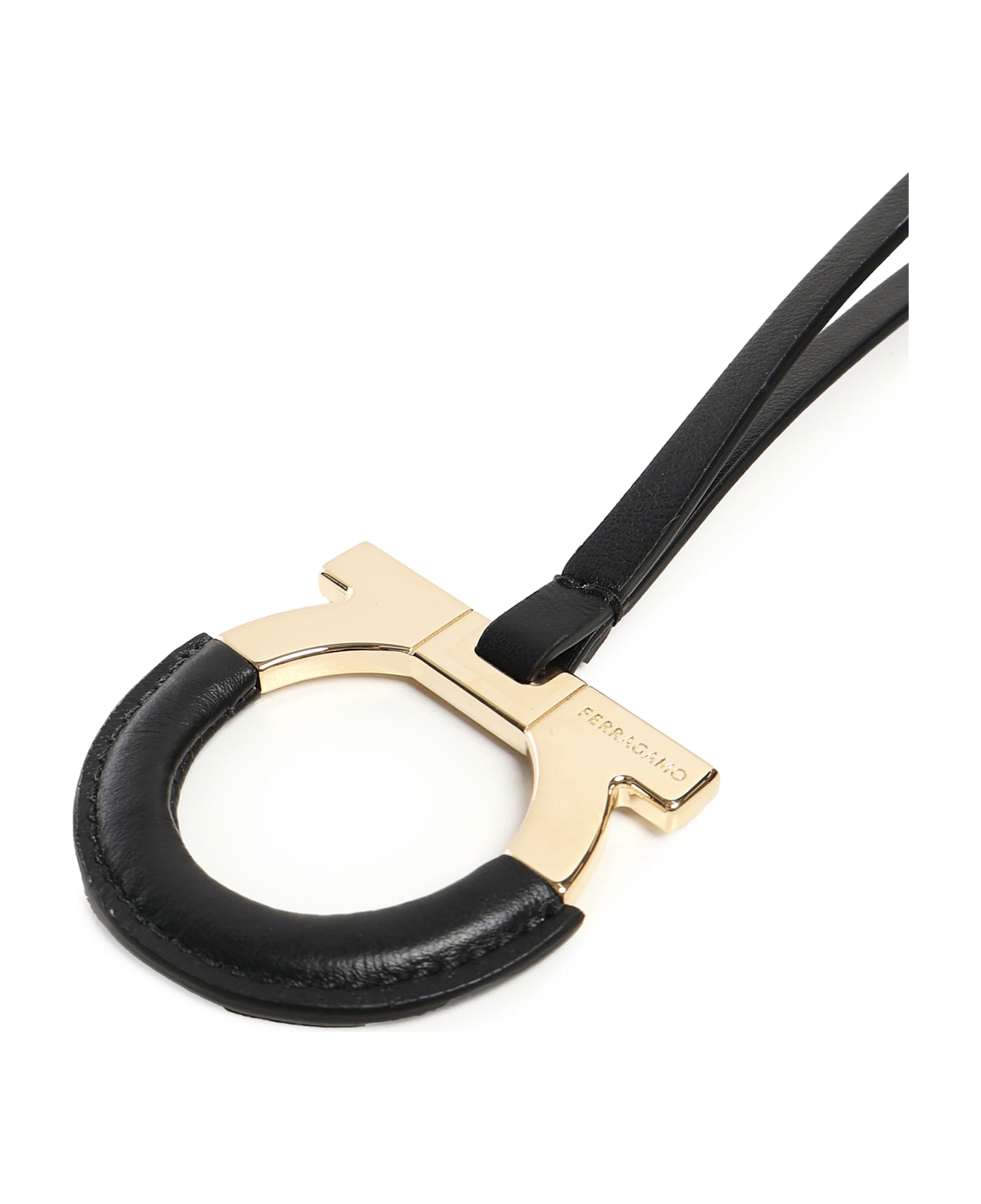 Ferragamo Charm Gancini - Black