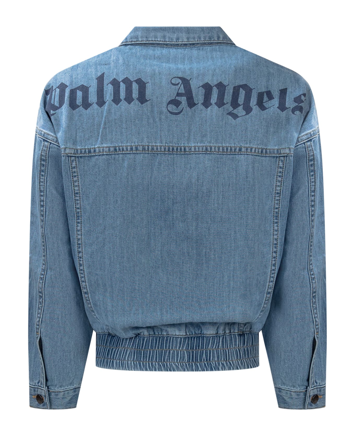 Palm Angels Chambray Jacket - BLUE