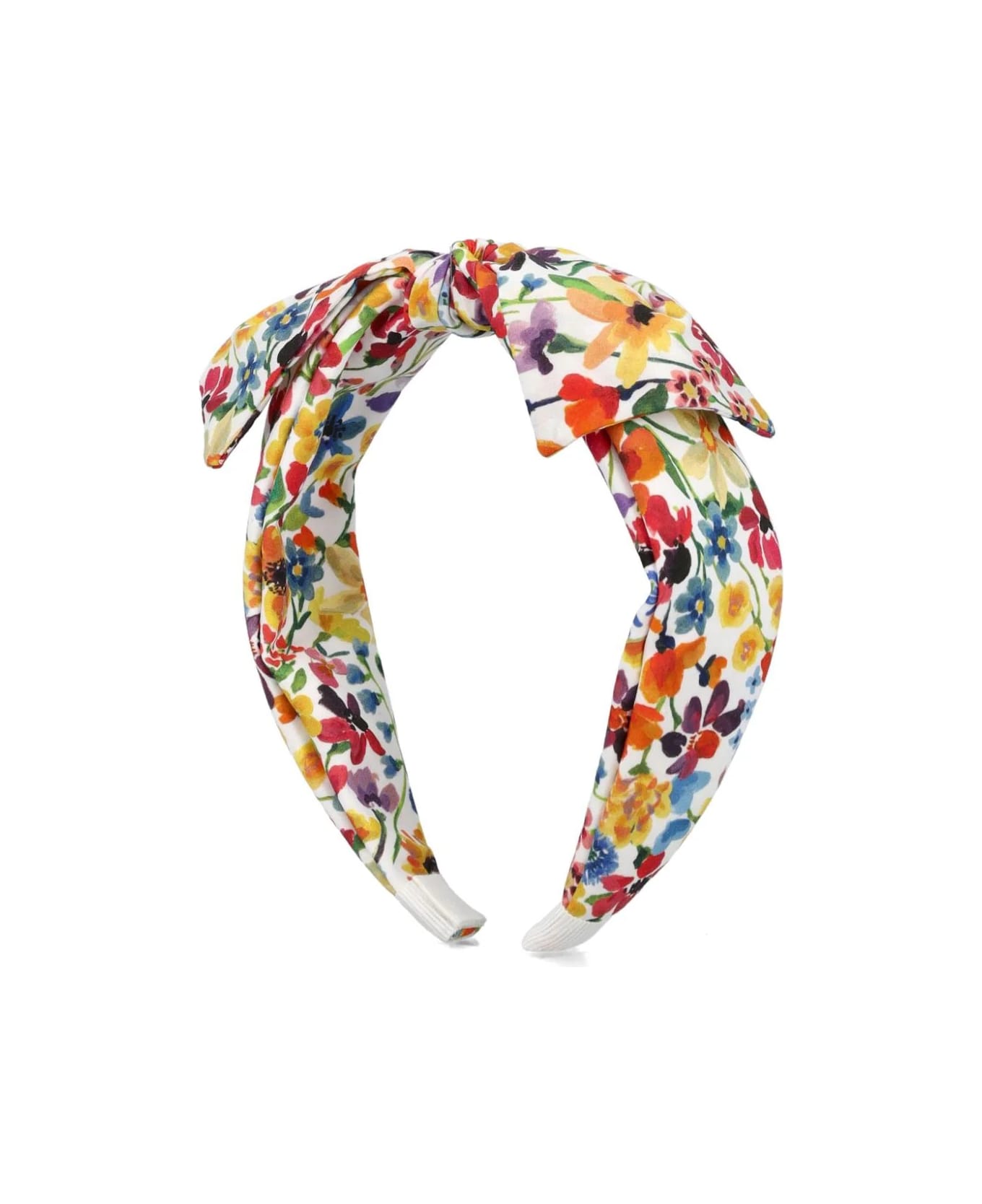 Il Gufo Headband In Liberty-fabric Cotton - Multicolour