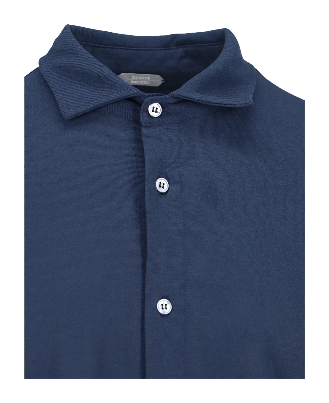 Zanone Slim Shirt - Blue シャツ