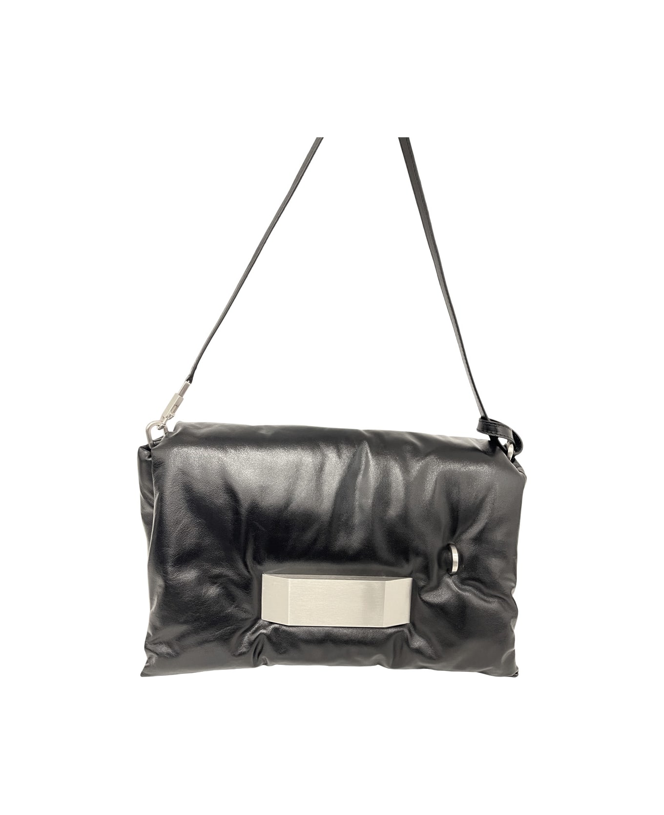 Rick Owens Big Pillow Griffin Leather Bag - Black