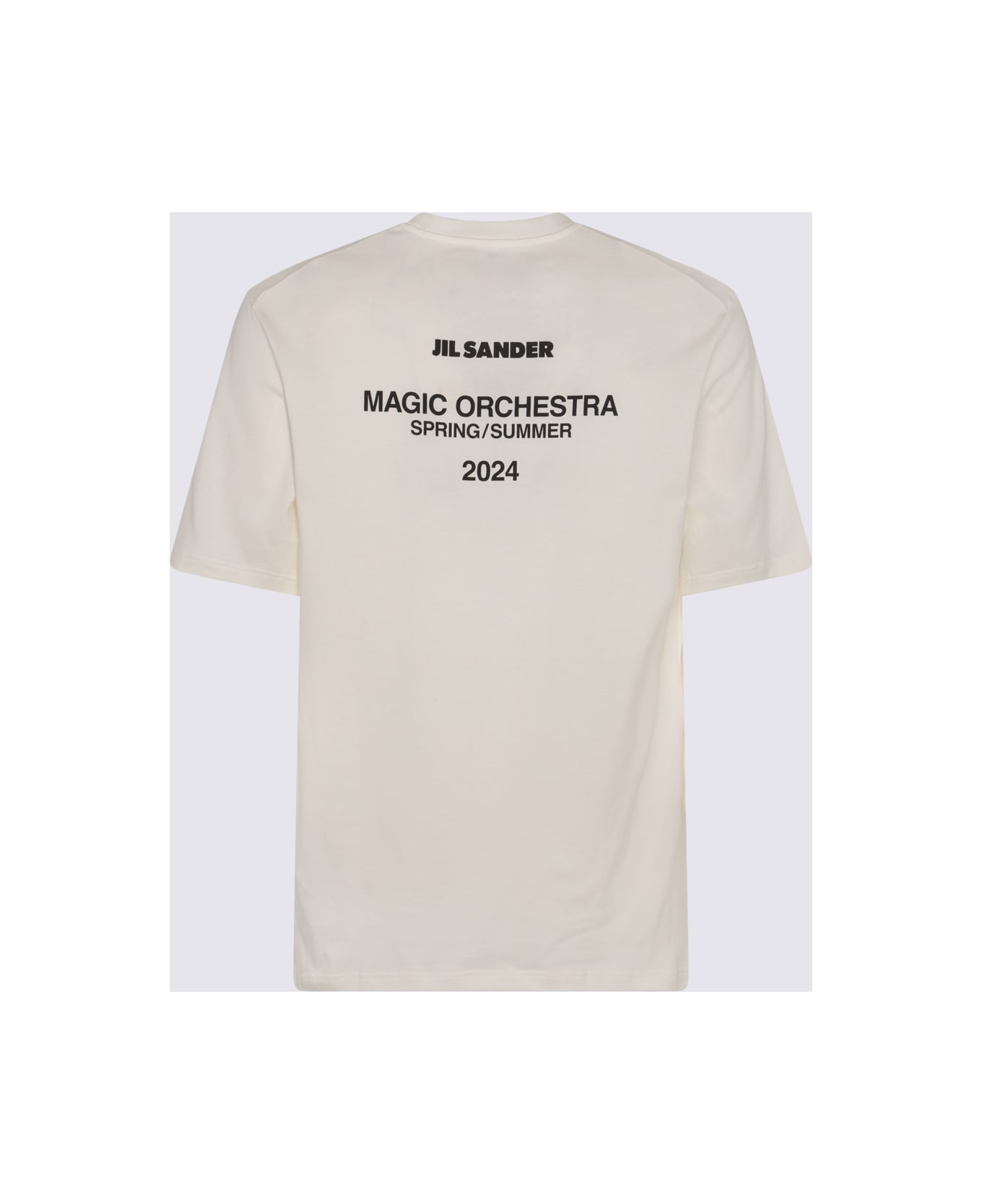 Jil Sander Cream Cotton T-shirt - COCONUT