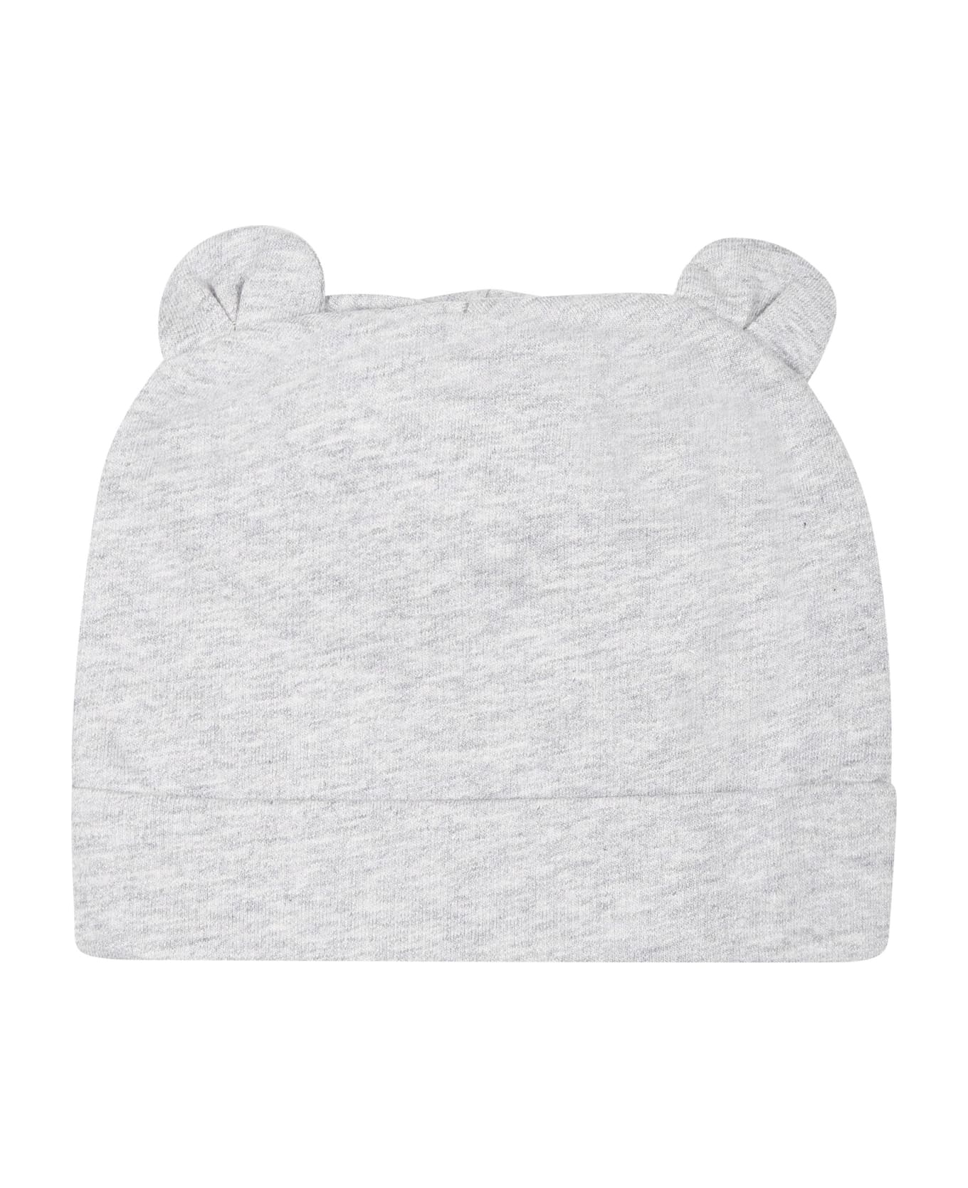 Moschino Grey Set For Babykids With Teddy Bear And Logo - Grey アクセサリー＆ギフト