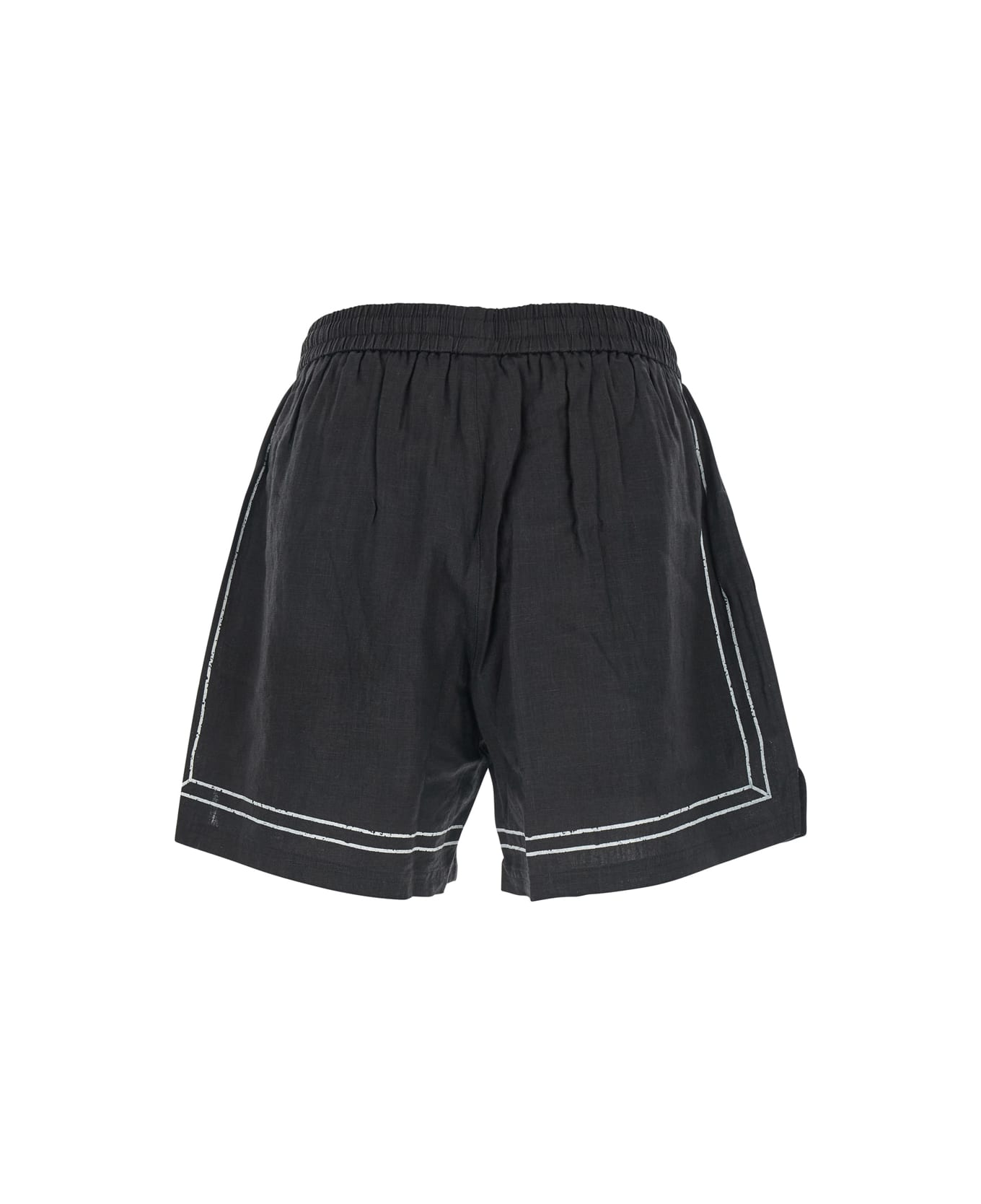 REPRESENT Border Short - Black