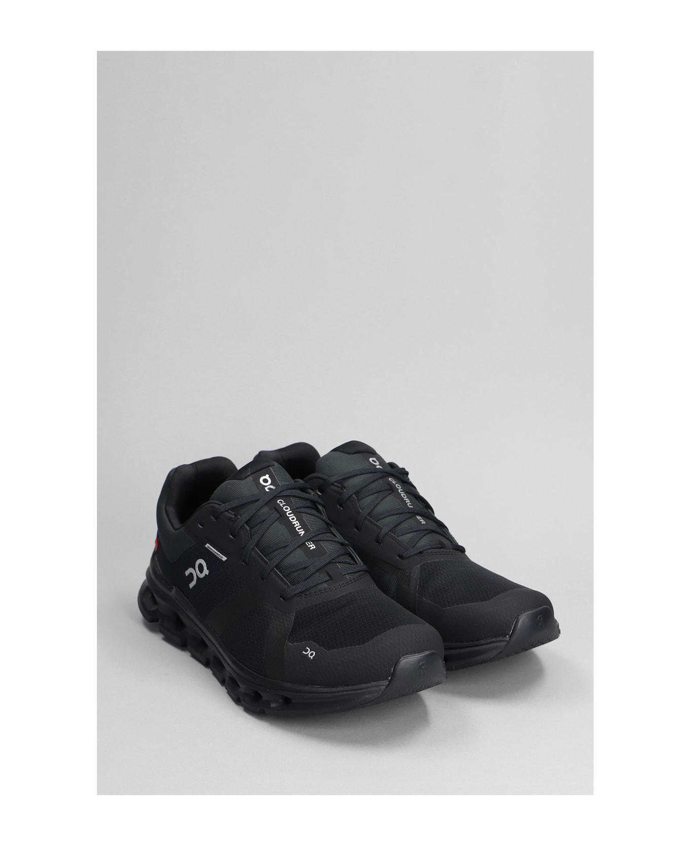 ON Cloudrunner Waterpro Sneakers In Black Polyester - black