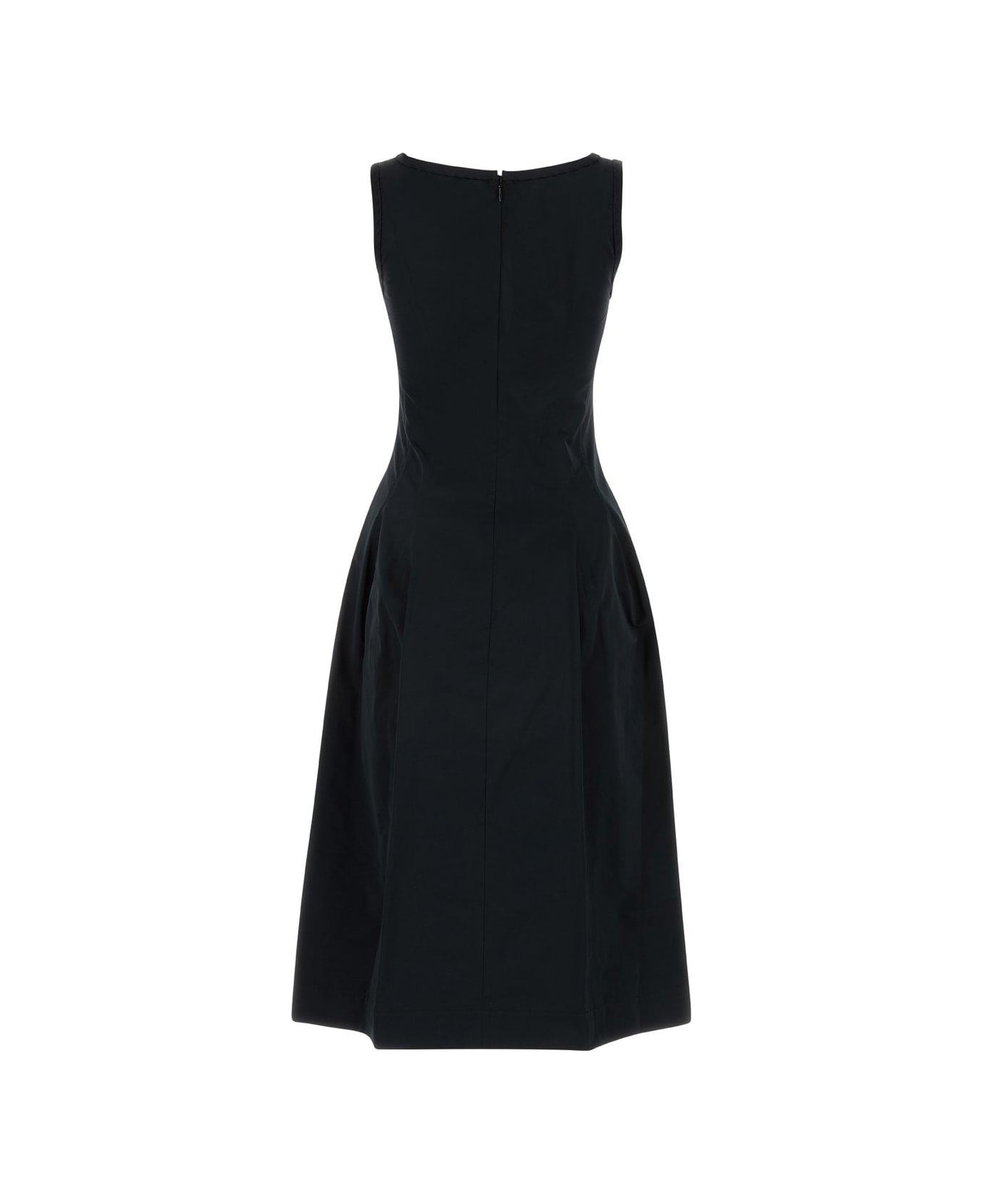 Marni Sleeveless Pleated Dress - Black ワンピース＆ドレス