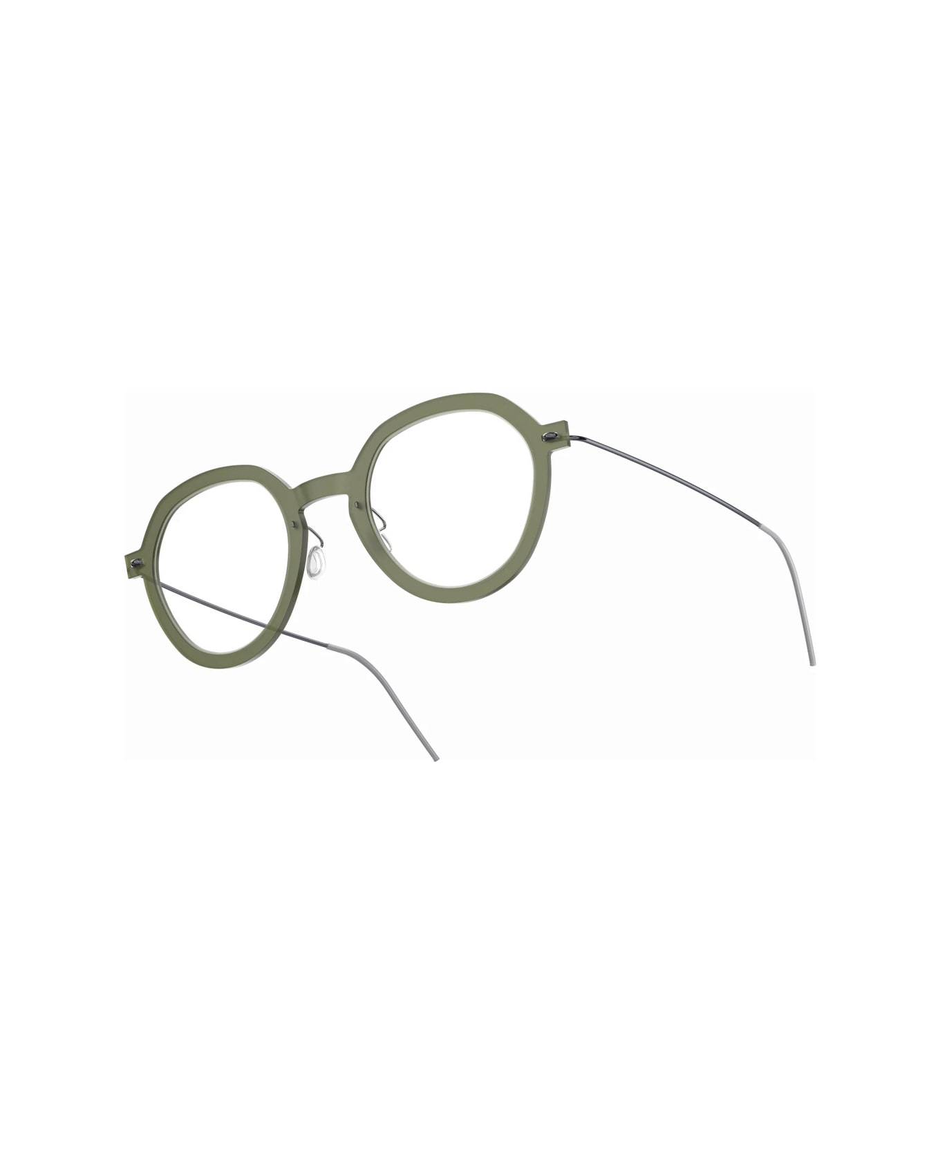 LINDBERG N.o.w. 6640 C11m Pu16 804 Verde Matte Grigio Glasses - Verde
