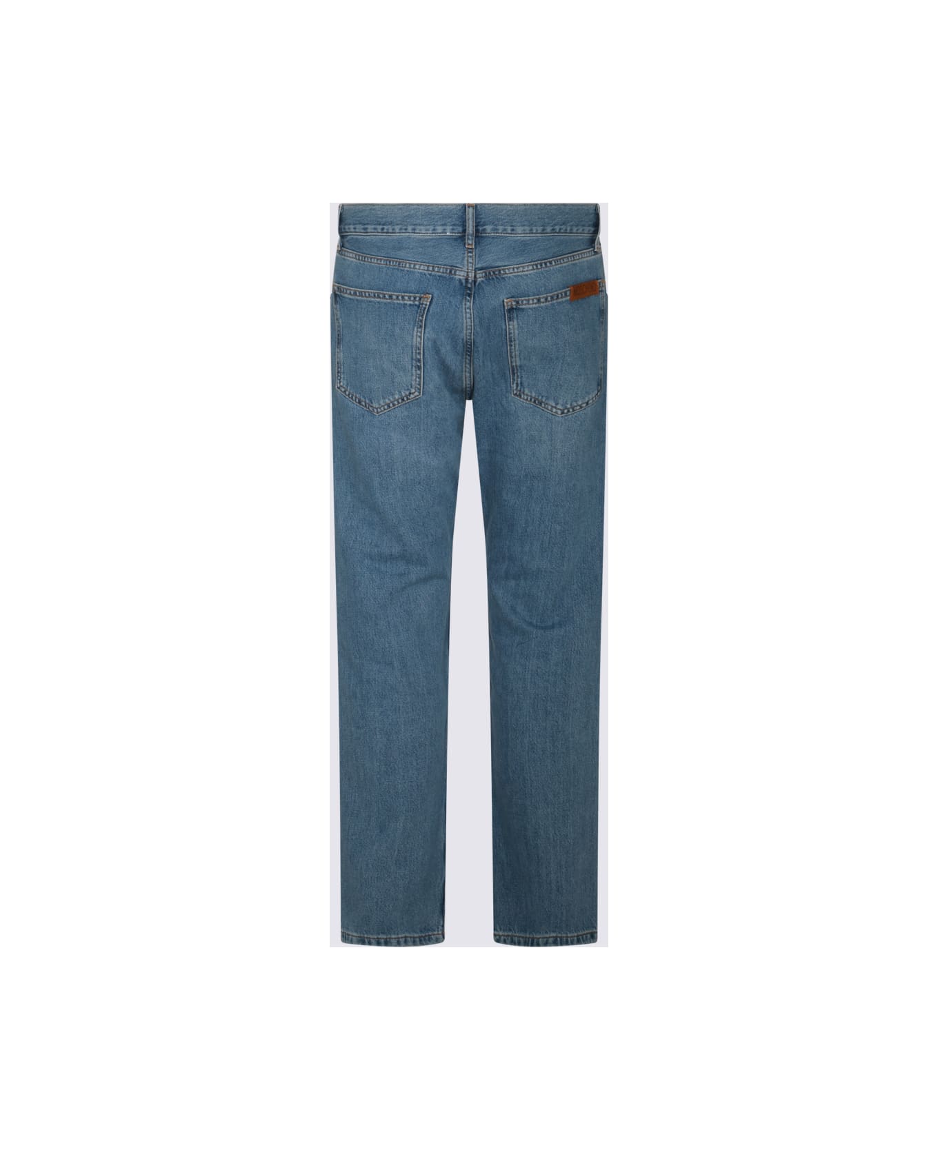 Moschino Blue Cotton Denim Jeans - Blue