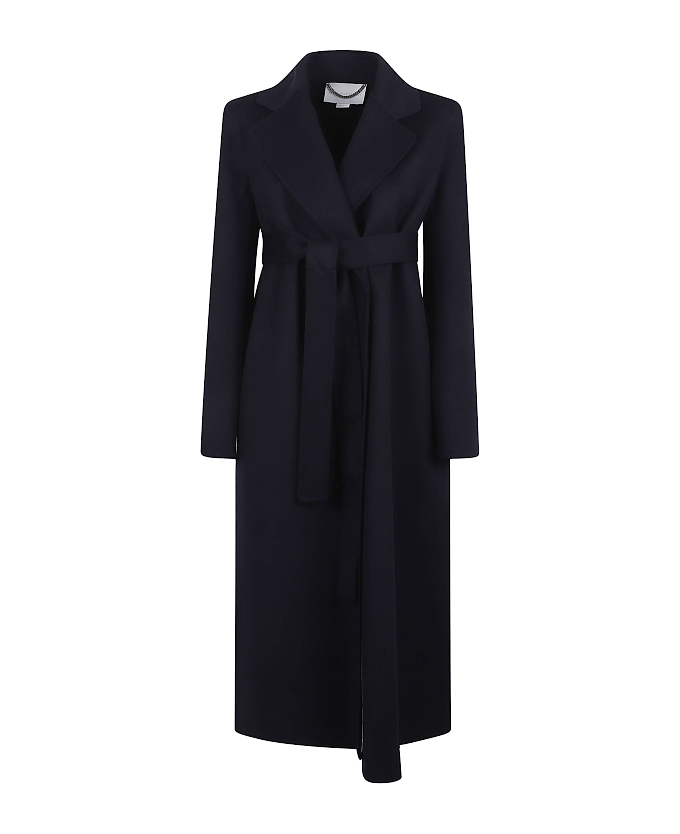 Stella McCartney Double Face Wrap Coat - Ink