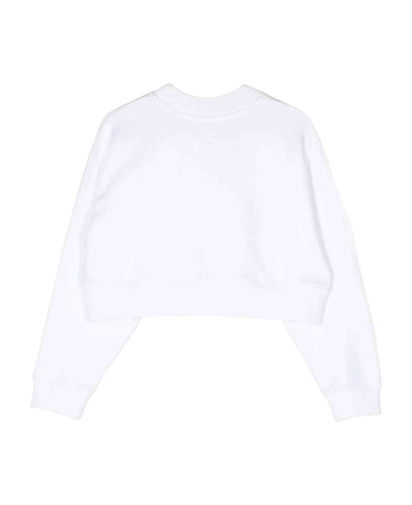 MM6 Maison Margiela White Sweatshirt Unisex - Bianco