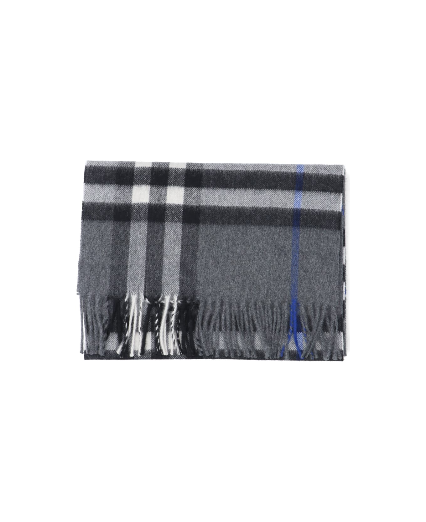 Burberry 
check
 Scarf - GREY