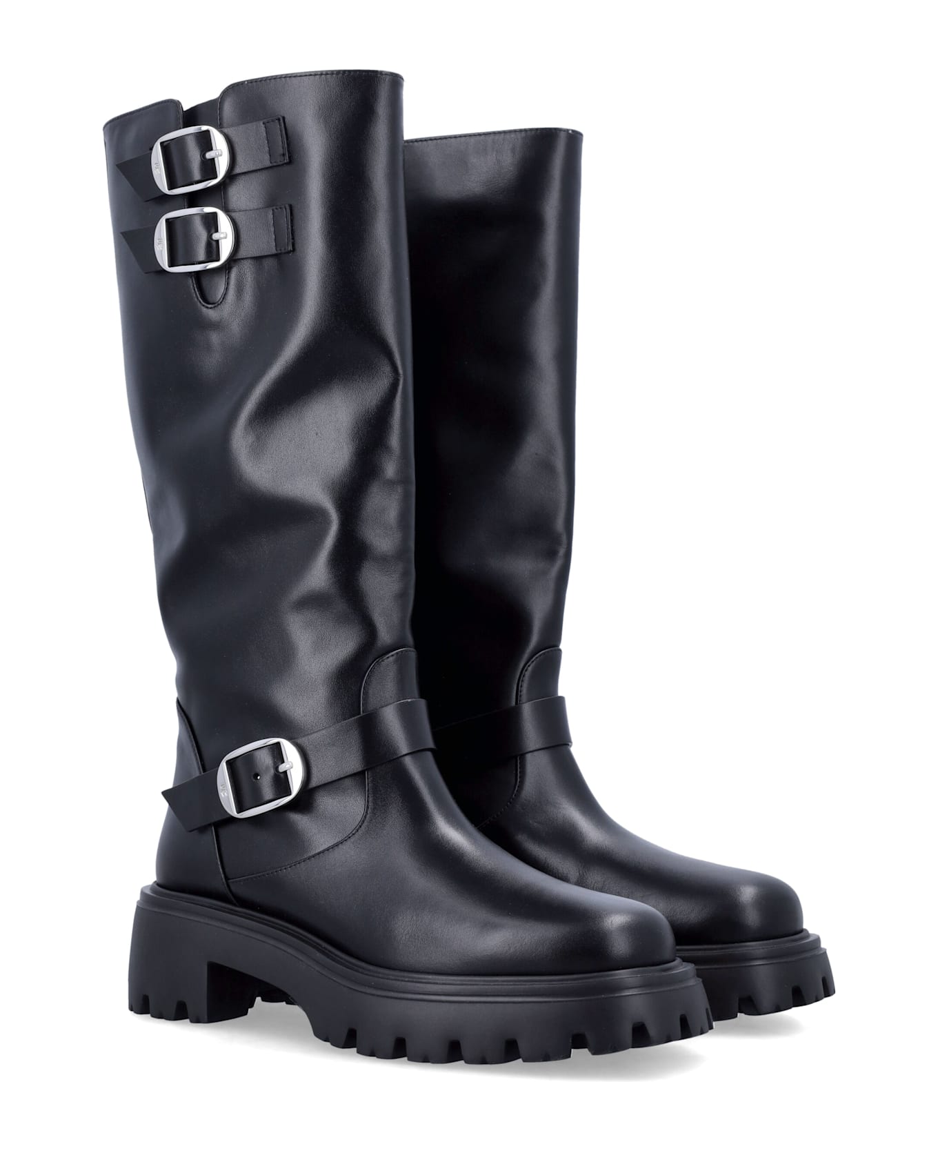 Stuart Weitzman Emerson Moto Boot - BLACK