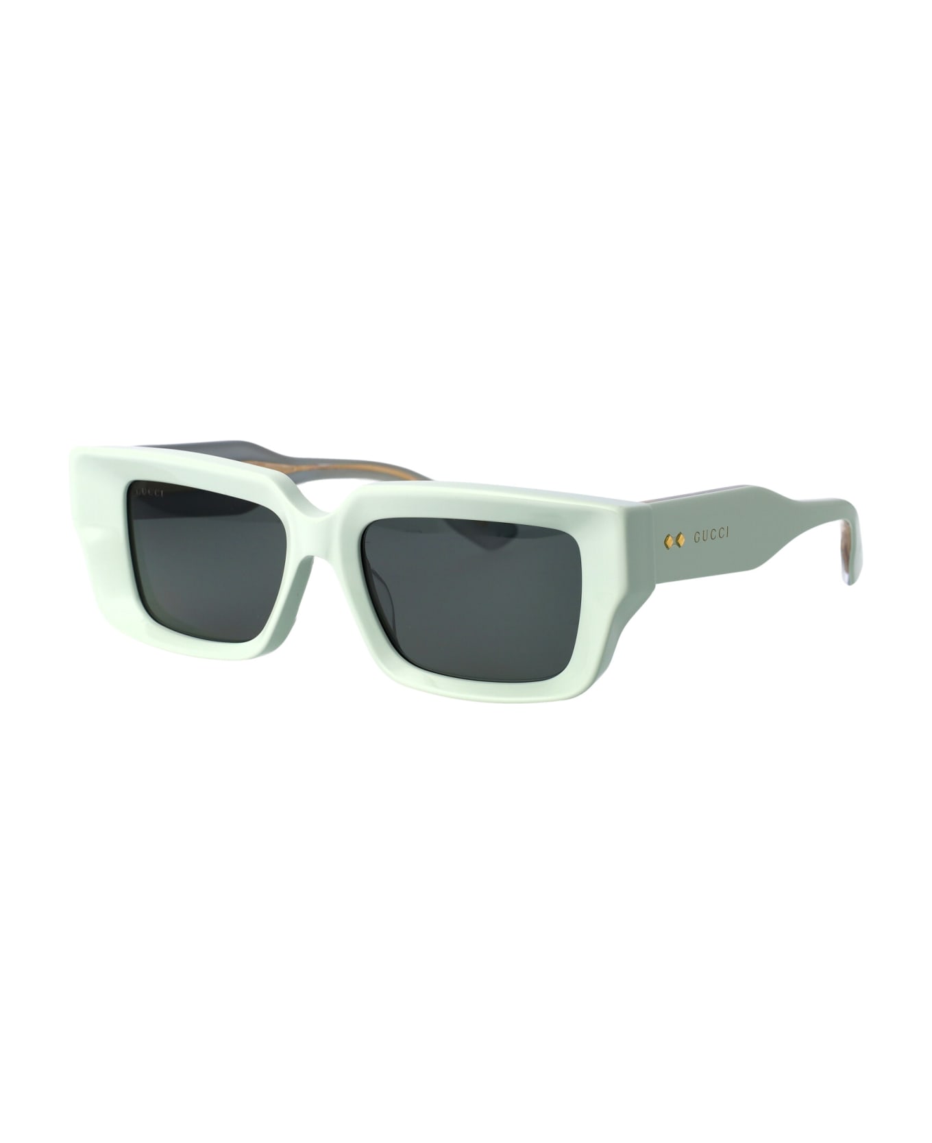 Gucci Eyewear Gg1529s Sunglasses - 003 GREEN GREEN GREY サングラス